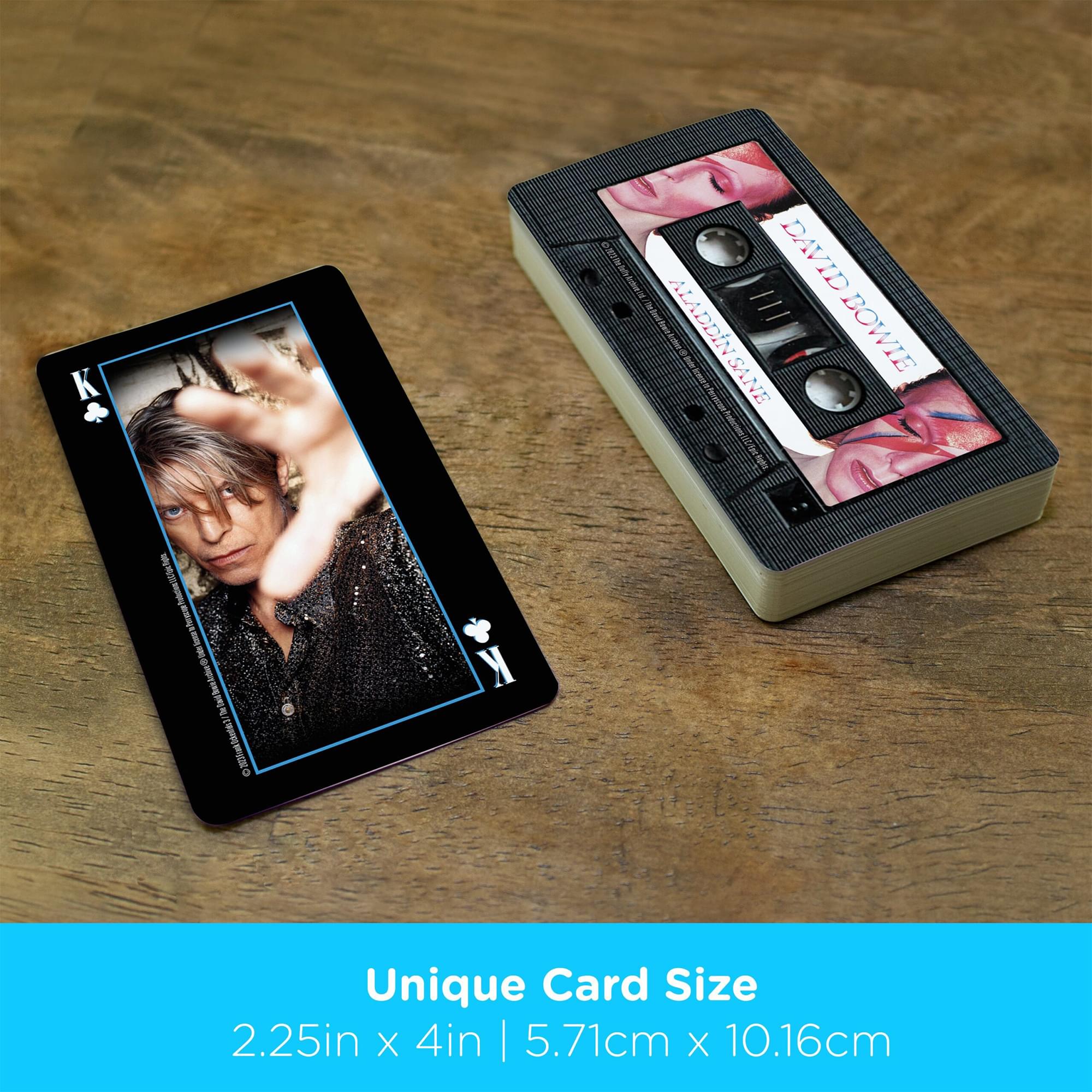 David Bowie Cassette Playing Cards