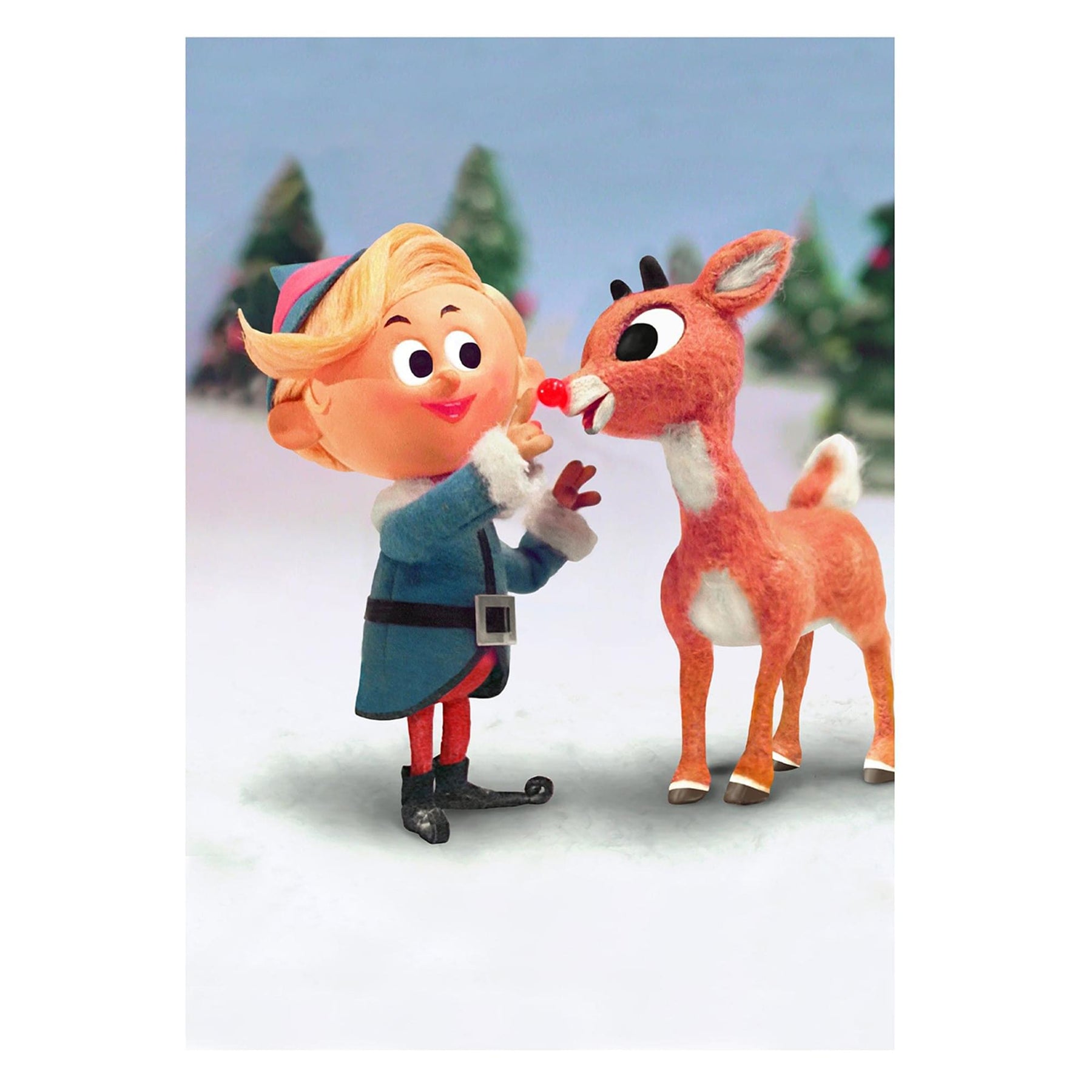 Rudolph The Red-Nosed Reindeer 150 Piece Candy Cane Micro Jigsaw Puzzle