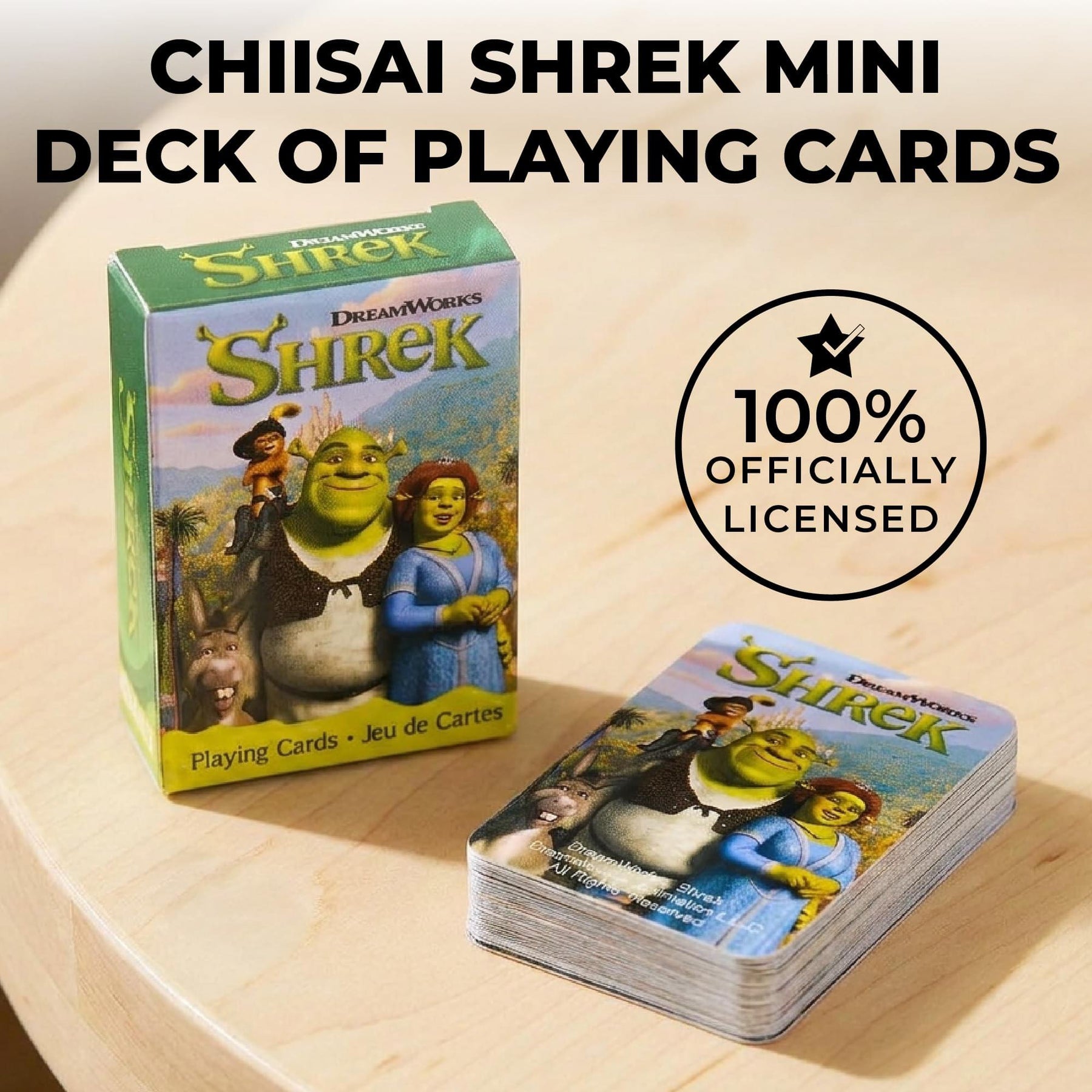 Shrek Chiisai Micro Sized Mini Playing Cards