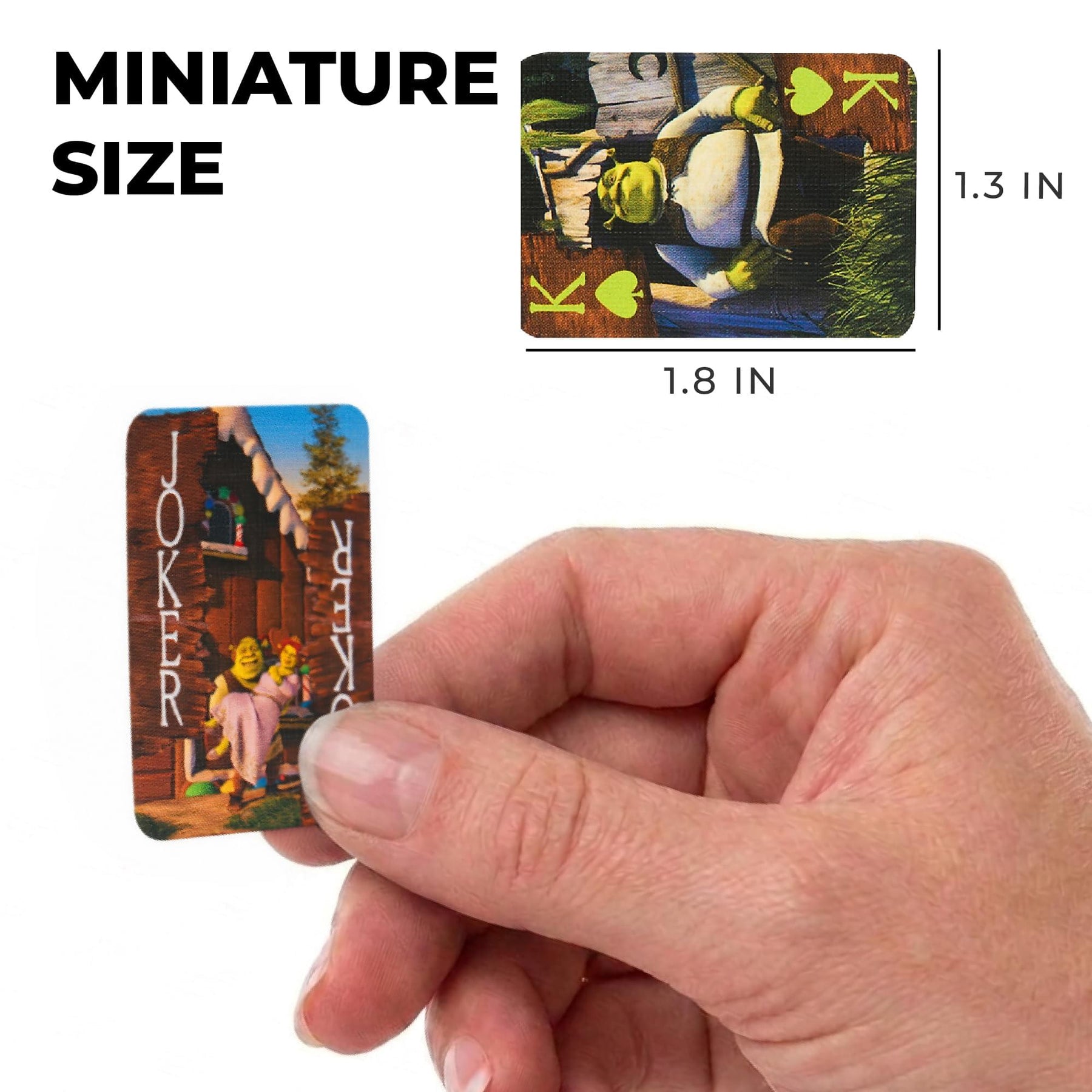 Shrek Chiisai Micro Sized Mini Playing Cards