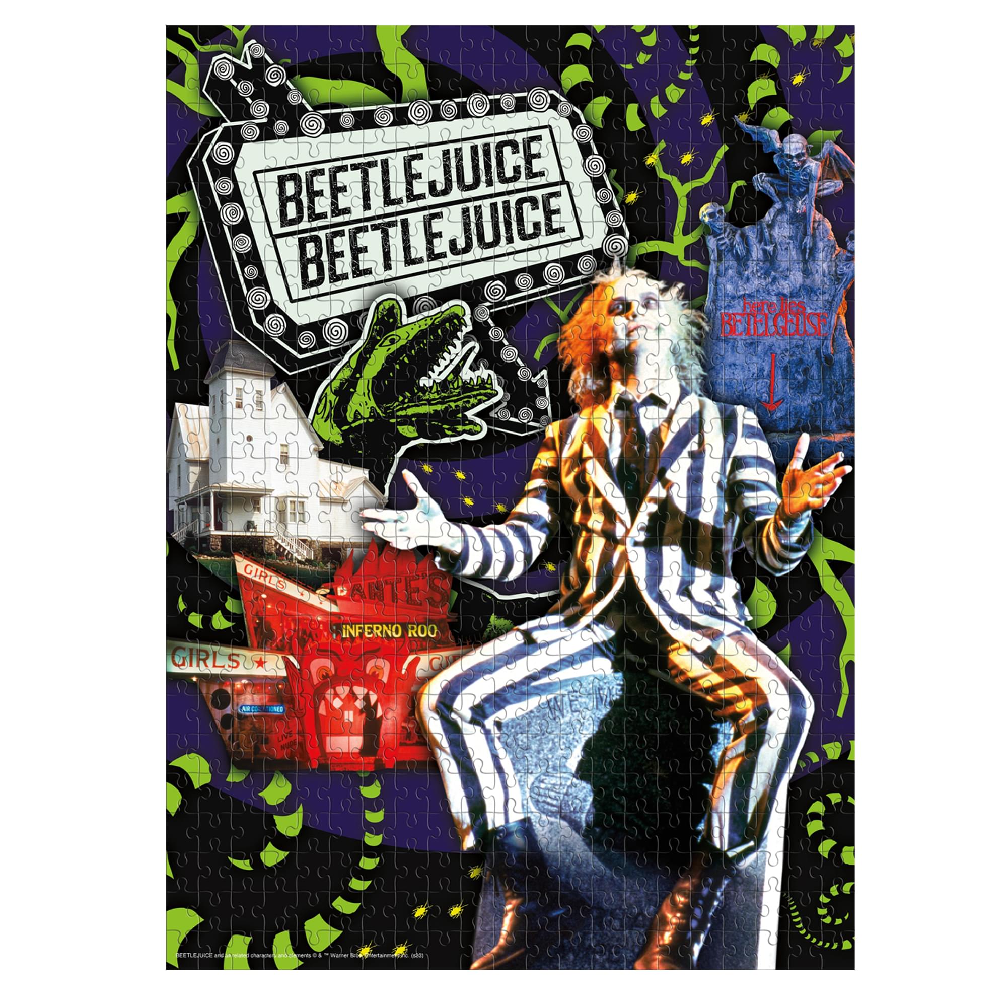 Beetlejuice Coffin Box 500 Piece Jigsaw Puzzle