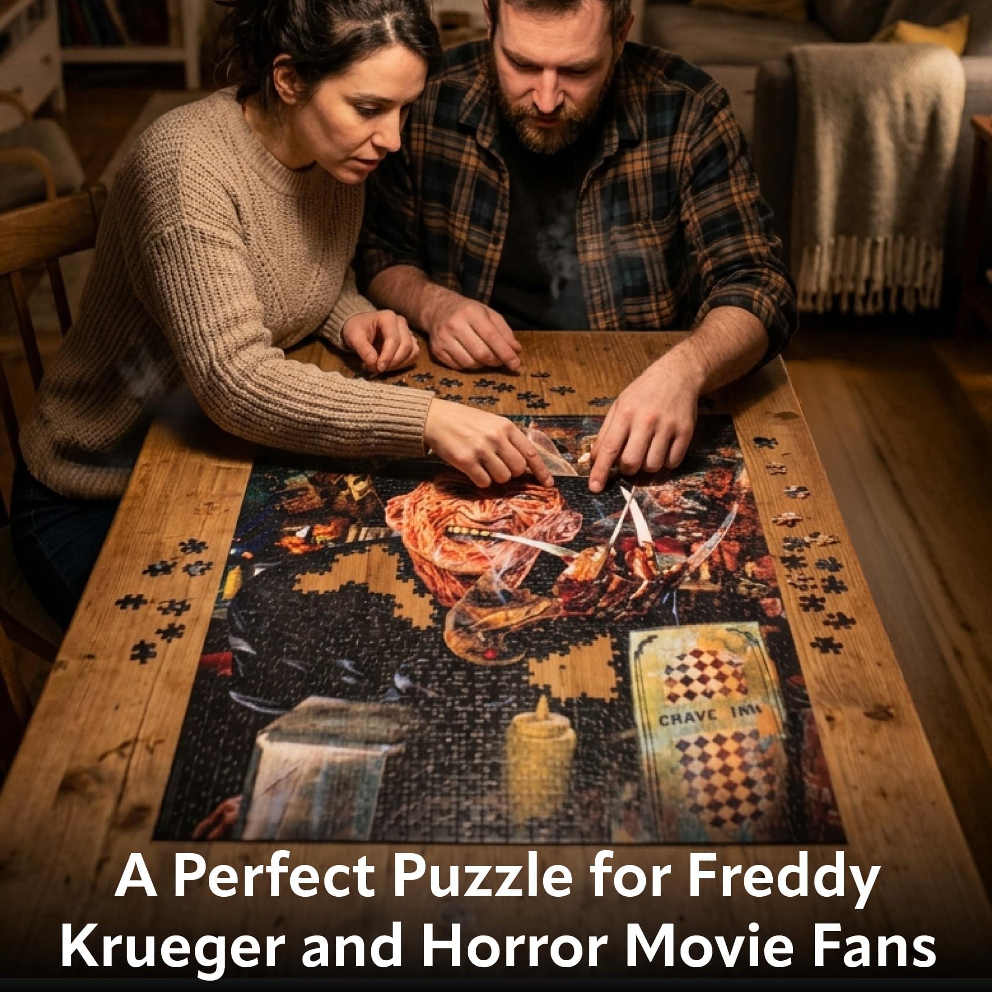 A Nightmare On Elm Street 500-Piece Jigsaw Puzzle | Coffin Box