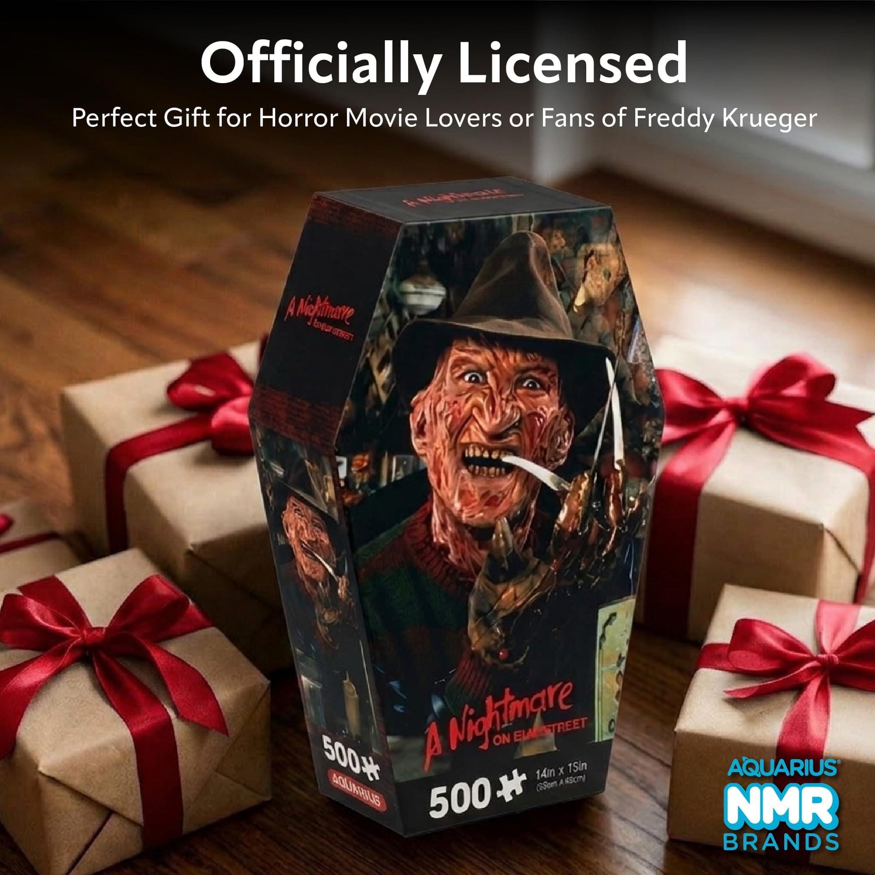 A Nightmare On Elm Street 500-Piece Jigsaw Puzzle | Coffin Box