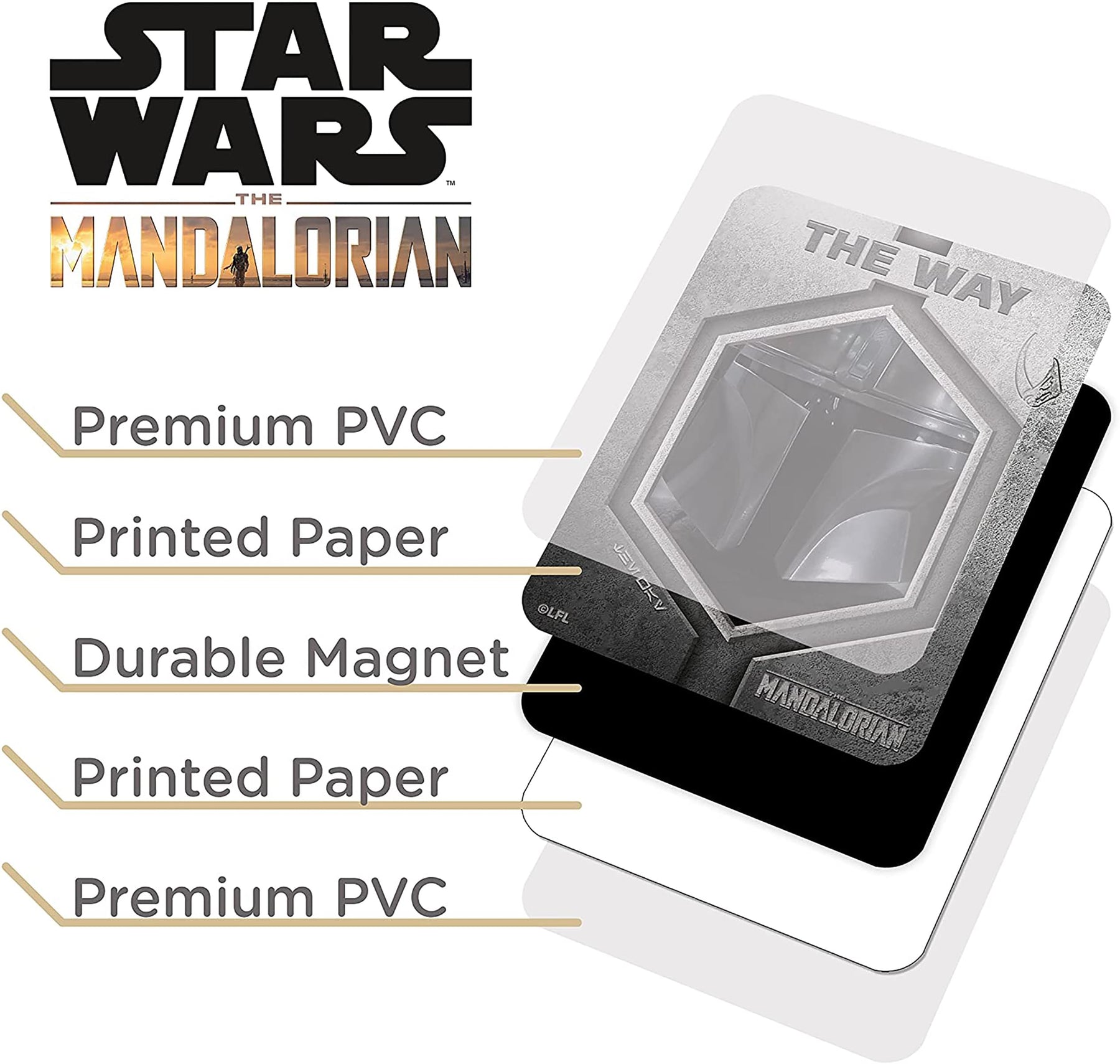 Star Wars The Mandalorian Double Sided Dishwasher Magnet