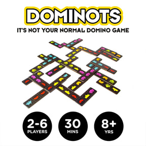 Space Invaders Glow in the Dark Dominots Tile Game