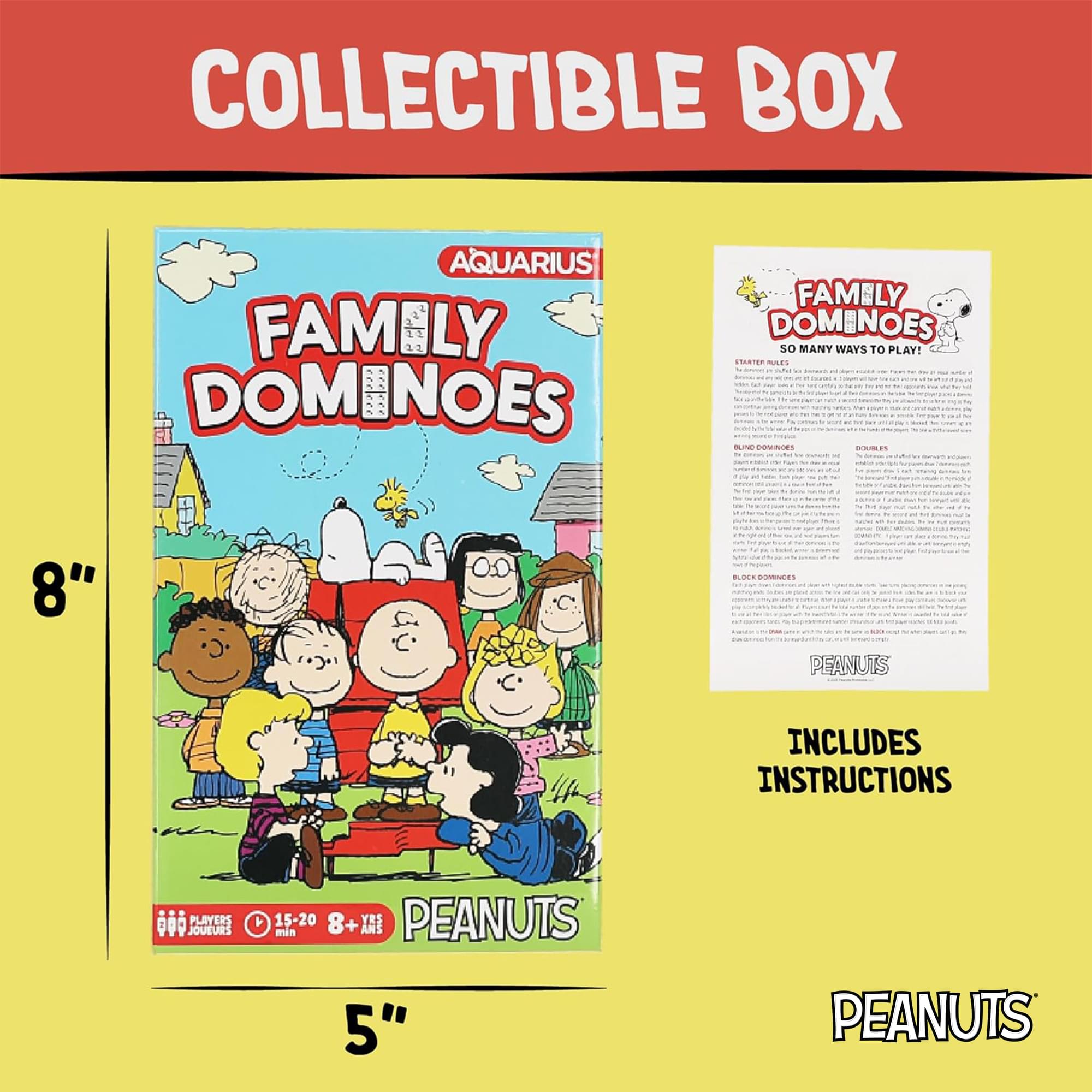 Peanuts Family Dominoes Game