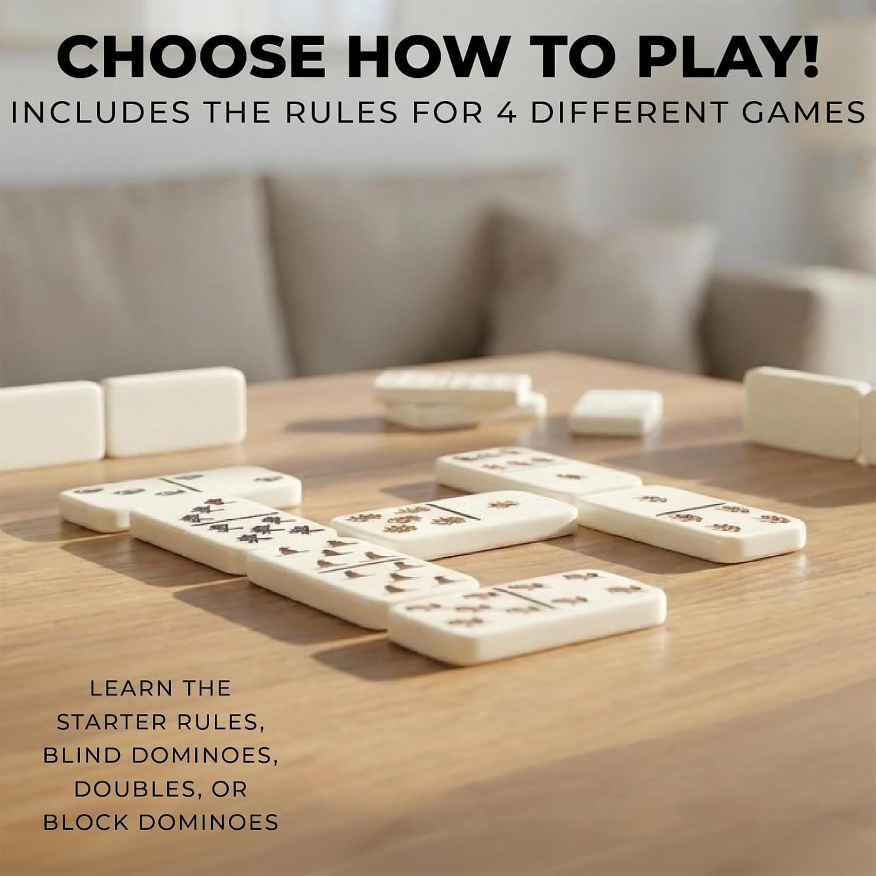 Harry Potter 25th Anniversary Double 6 Dominoes Game | 2-4 Players