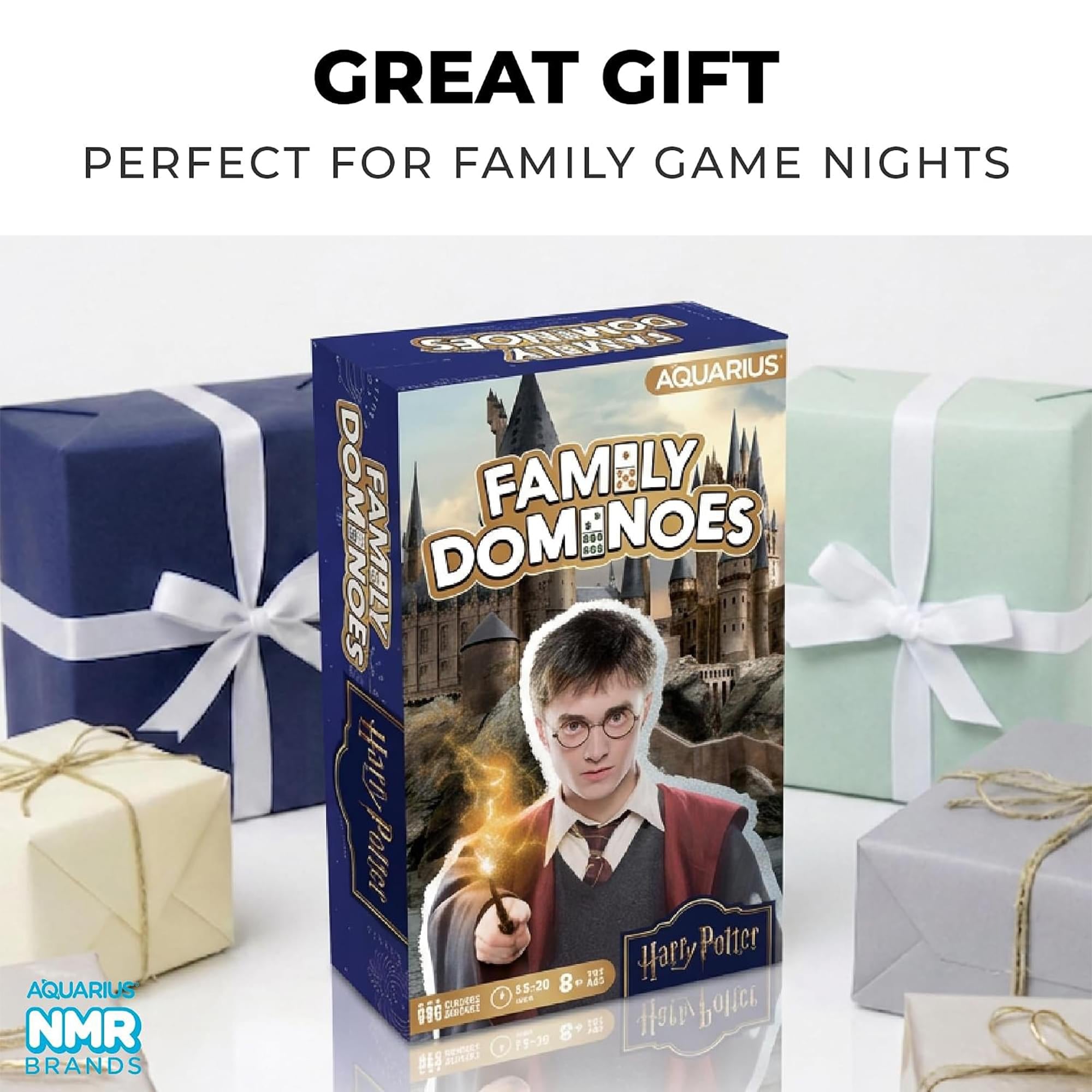 Harry Potter 25th Anniversary Double 6 Dominoes Game | 2-4 Players