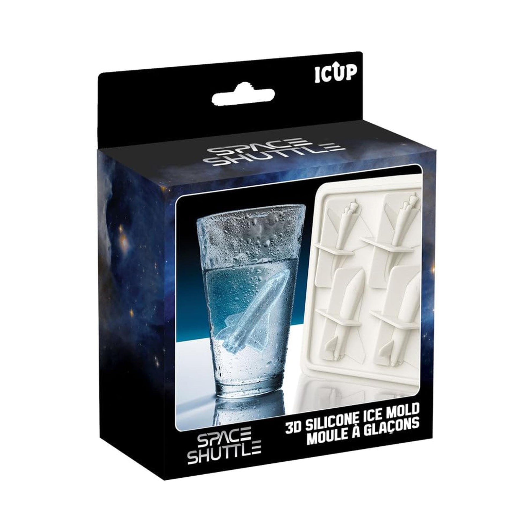 NASA Space Shuttle Silicone 3D Ice Cube Tray | 4 Molds