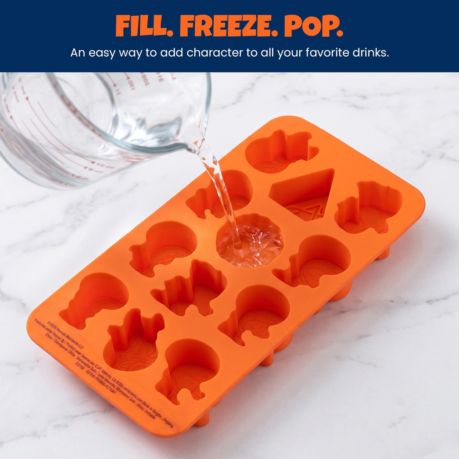 Peanuts Artemis Space Snoopy Silicone Ice Cube Tray | 12 Molds