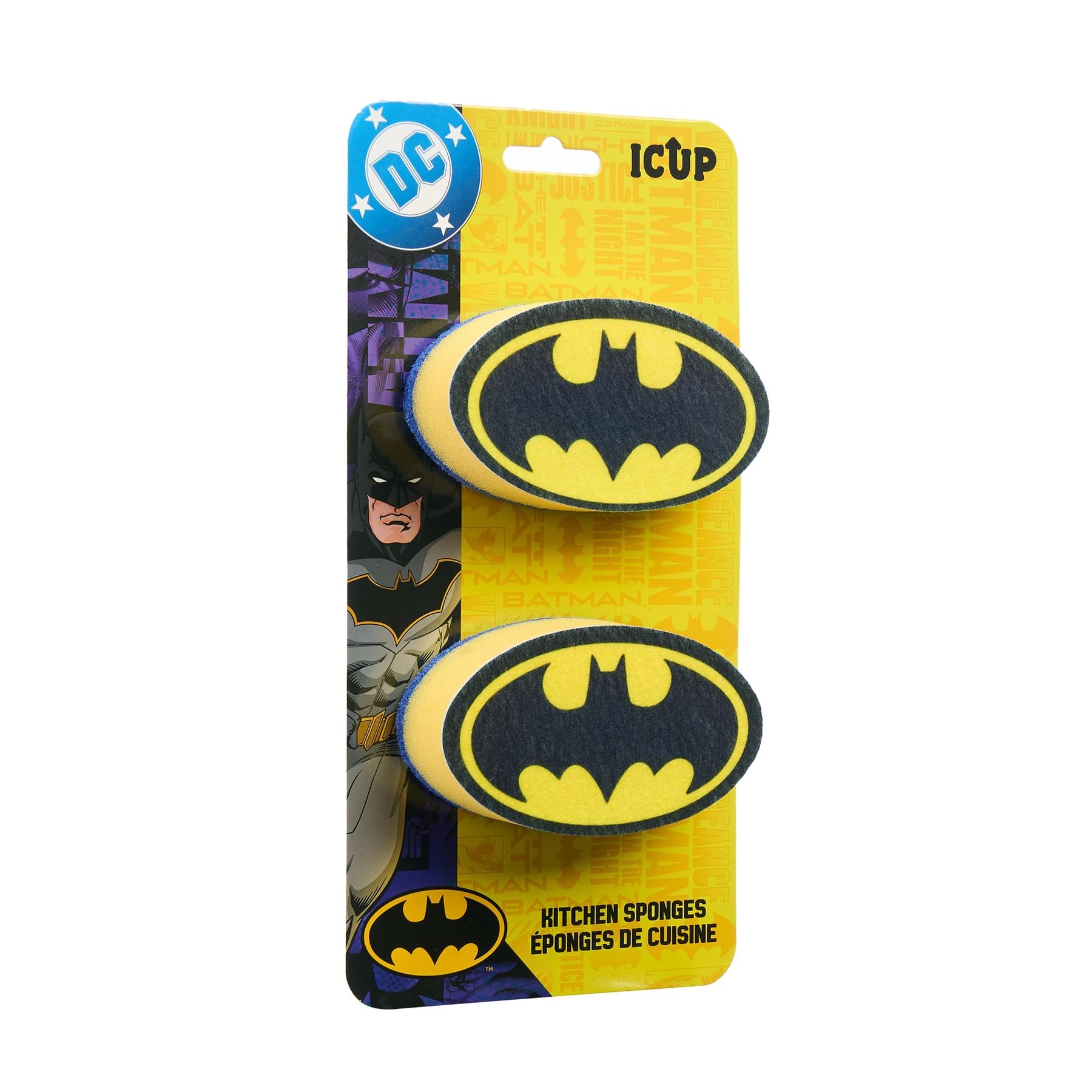 DC Comics Batman Logo Kitchen Sponges | 2 Pack