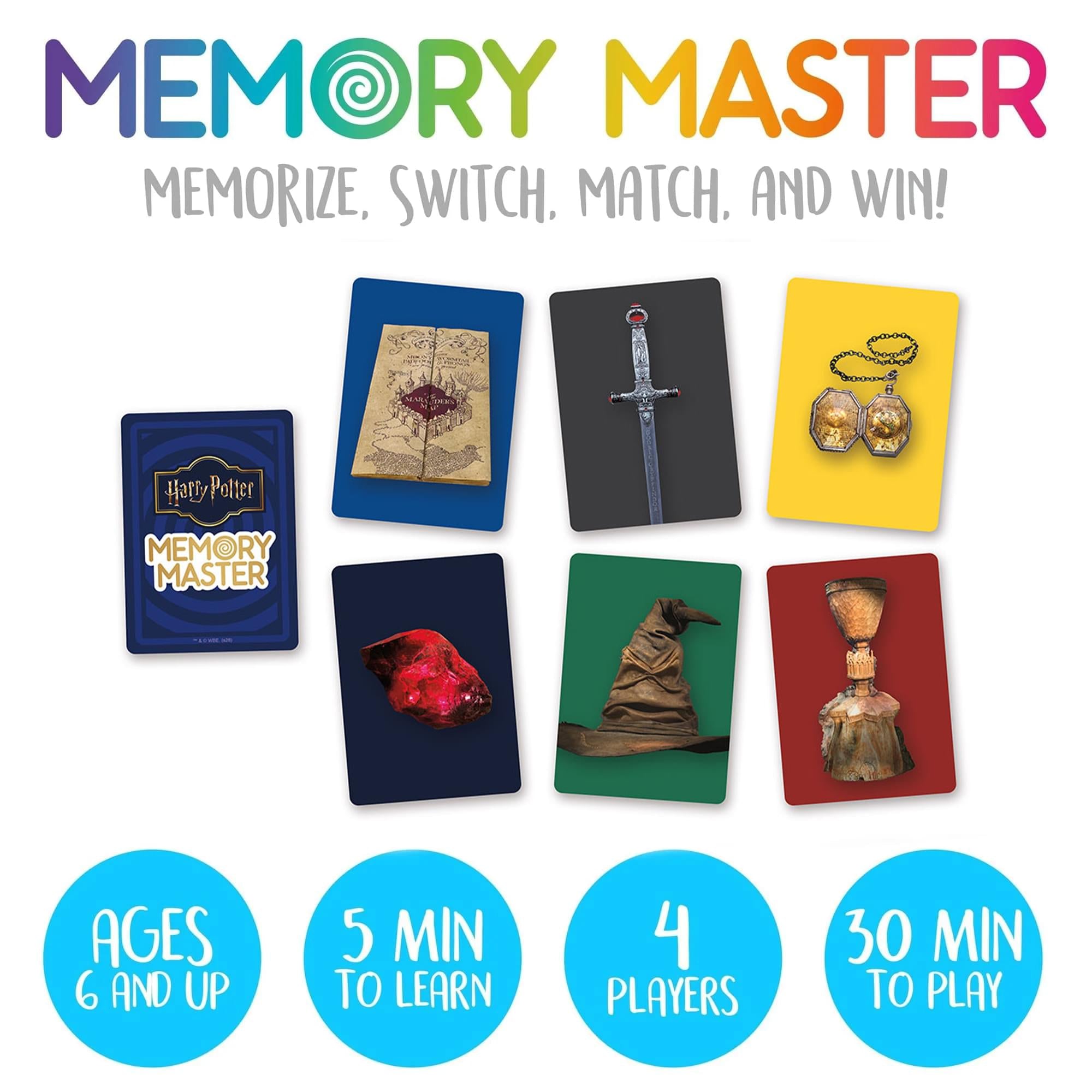 Harry Potter 25th Anniversary Memory Master Card Game (PDQ)