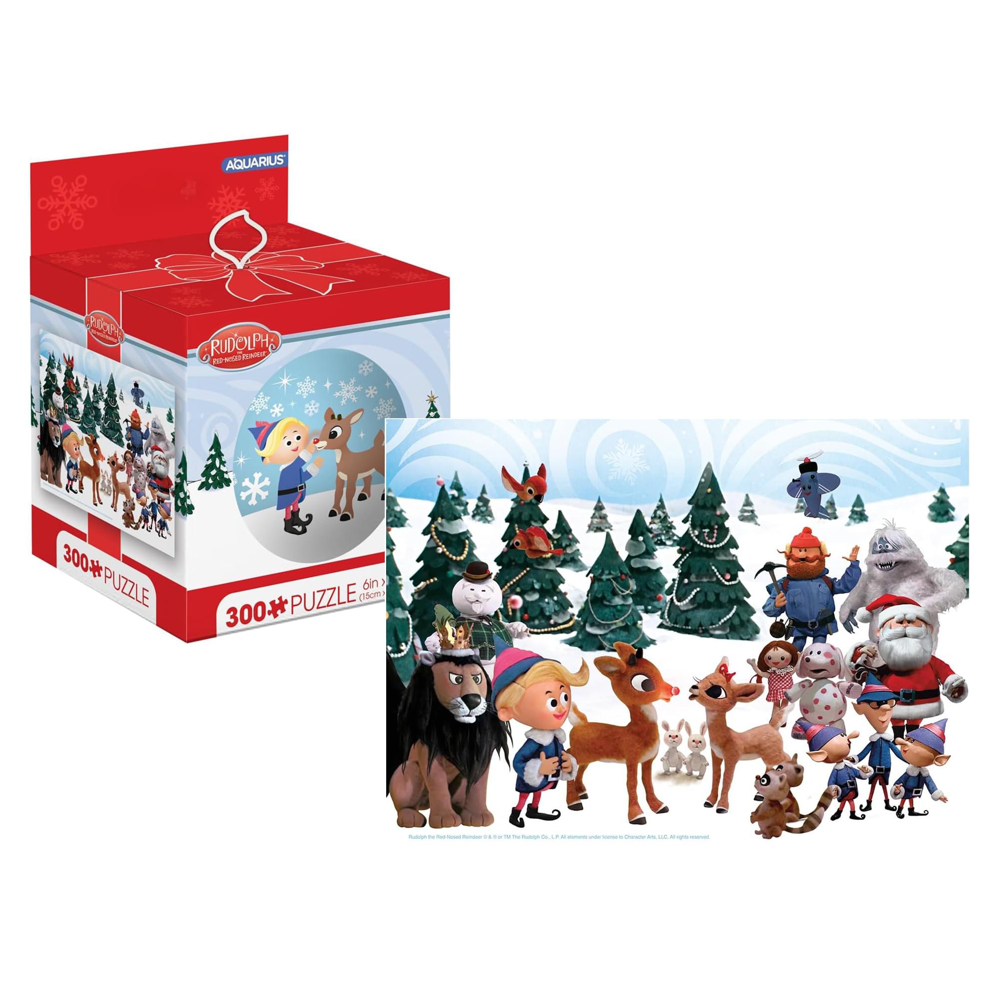 Rudolph The Red-Nosed Reindeer 300 Piece Tin Sphere Jigsaw Puzzle