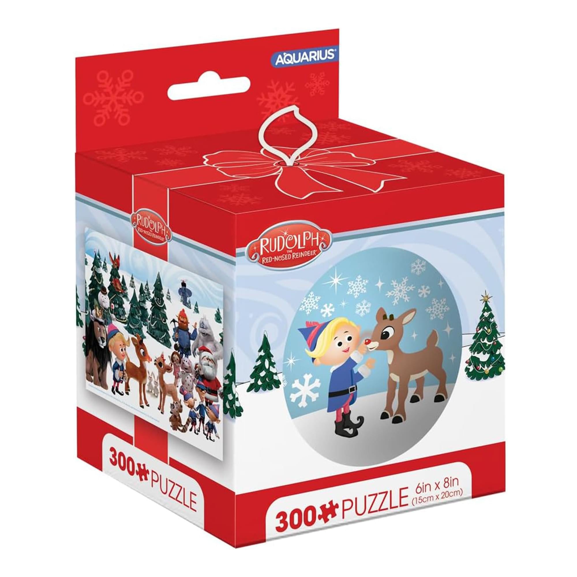 Rudolph The Red-Nosed Reindeer 300 Piece Tin Sphere Jigsaw Puzzle