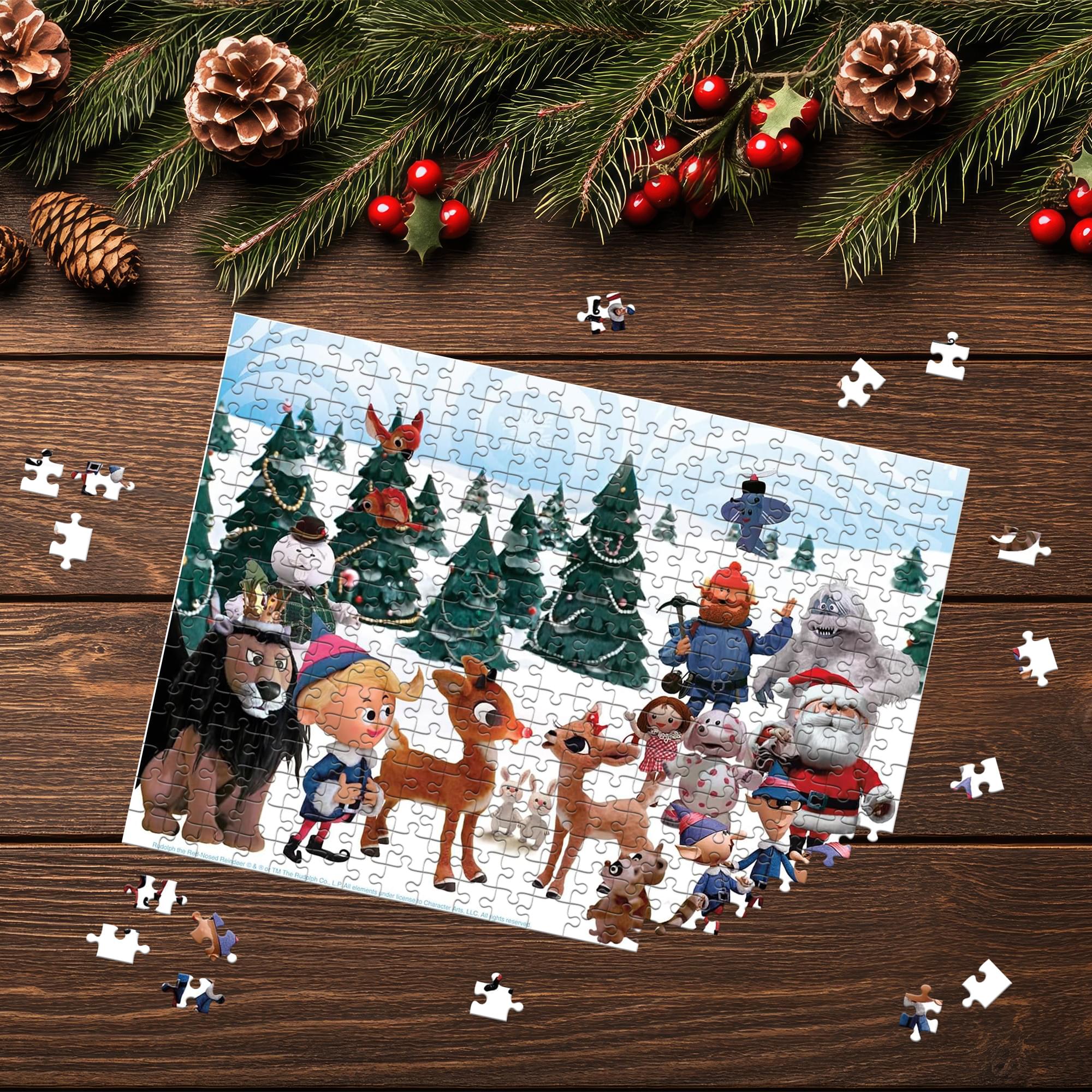 Rudolph The Red-Nosed Reindeer 300 Piece Tin Sphere Jigsaw Puzzle
