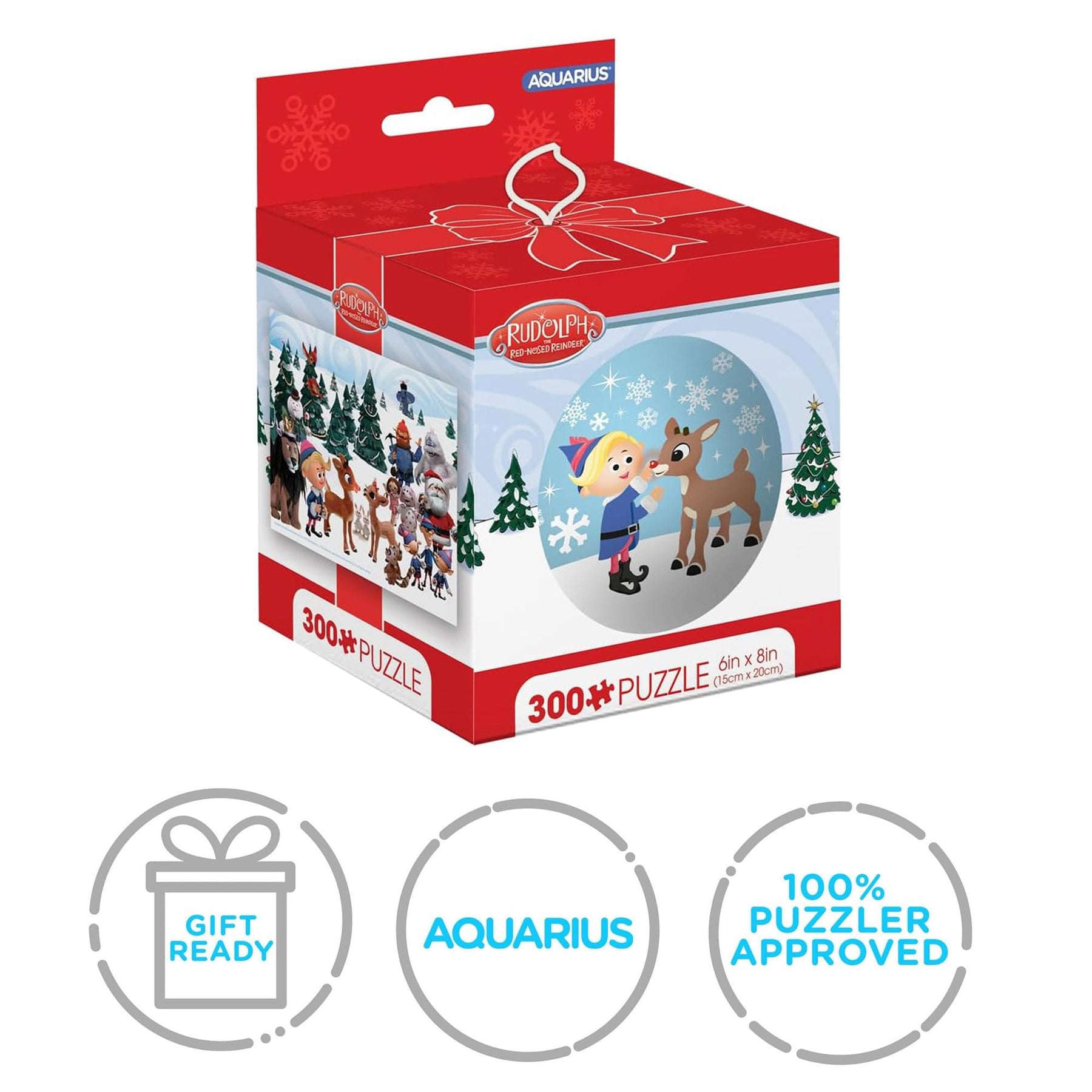 Rudolph The Red-Nosed Reindeer 300 Piece Tin Sphere Jigsaw Puzzle