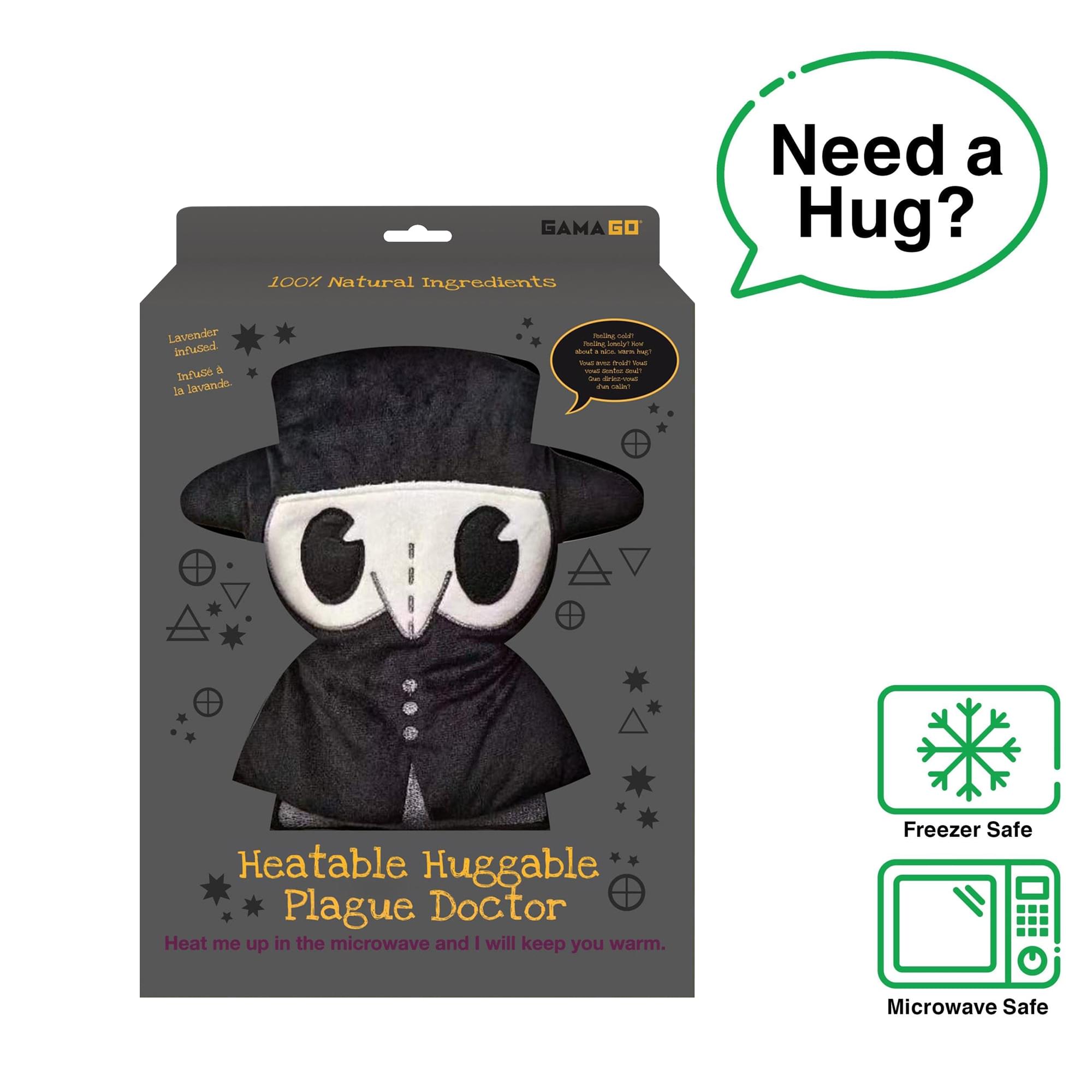 GAMAGO Plague Doctor Heating Pad & Pillow Huggable