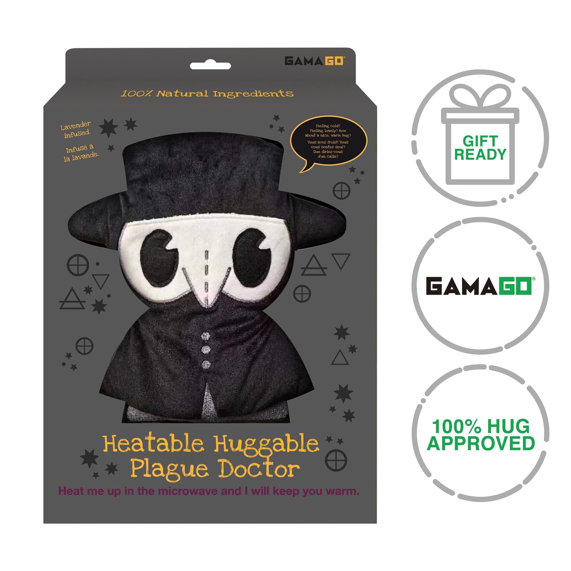 GAMAGO Plague Doctor Heating Pad & Pillow Huggable