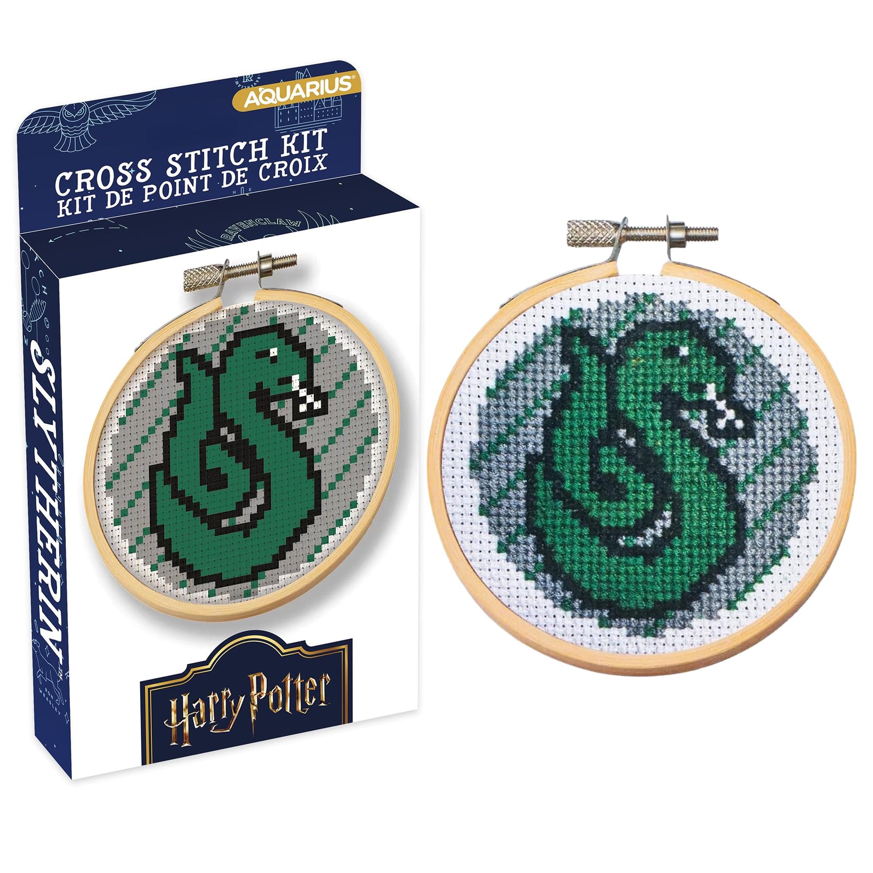 Harry Potter Slytherin Cross Stitch Embroidery Kit