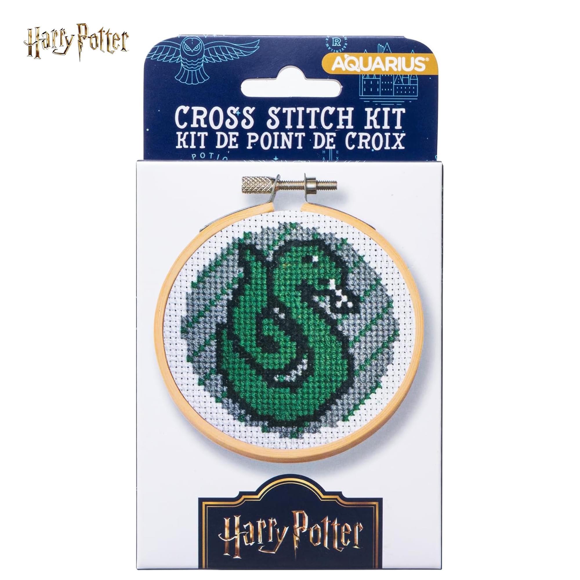 Harry Potter Slytherin Cross Stitch Embroidery Kit