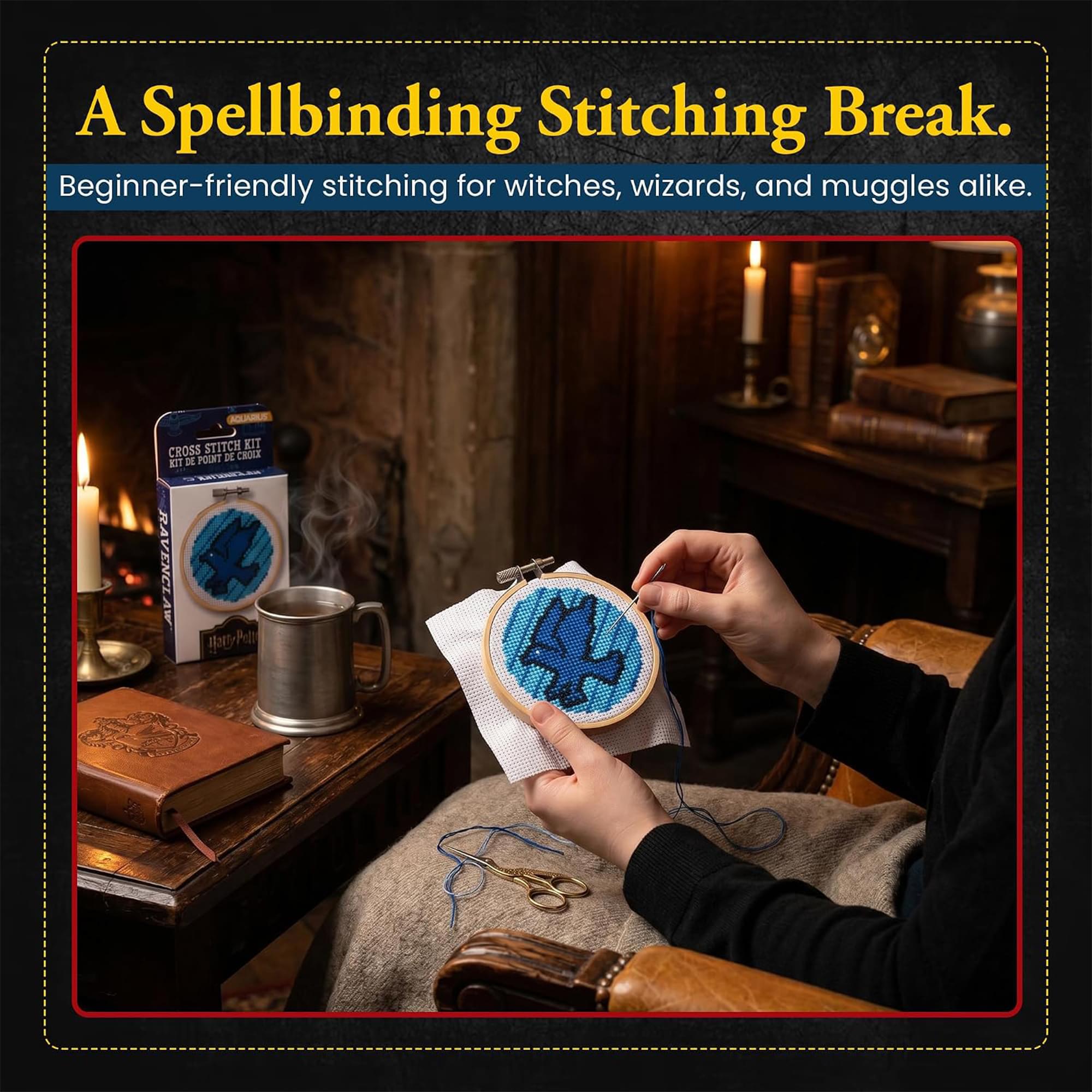 Harry Potter Ravenclaw Cross Stitch Embroidery Kit