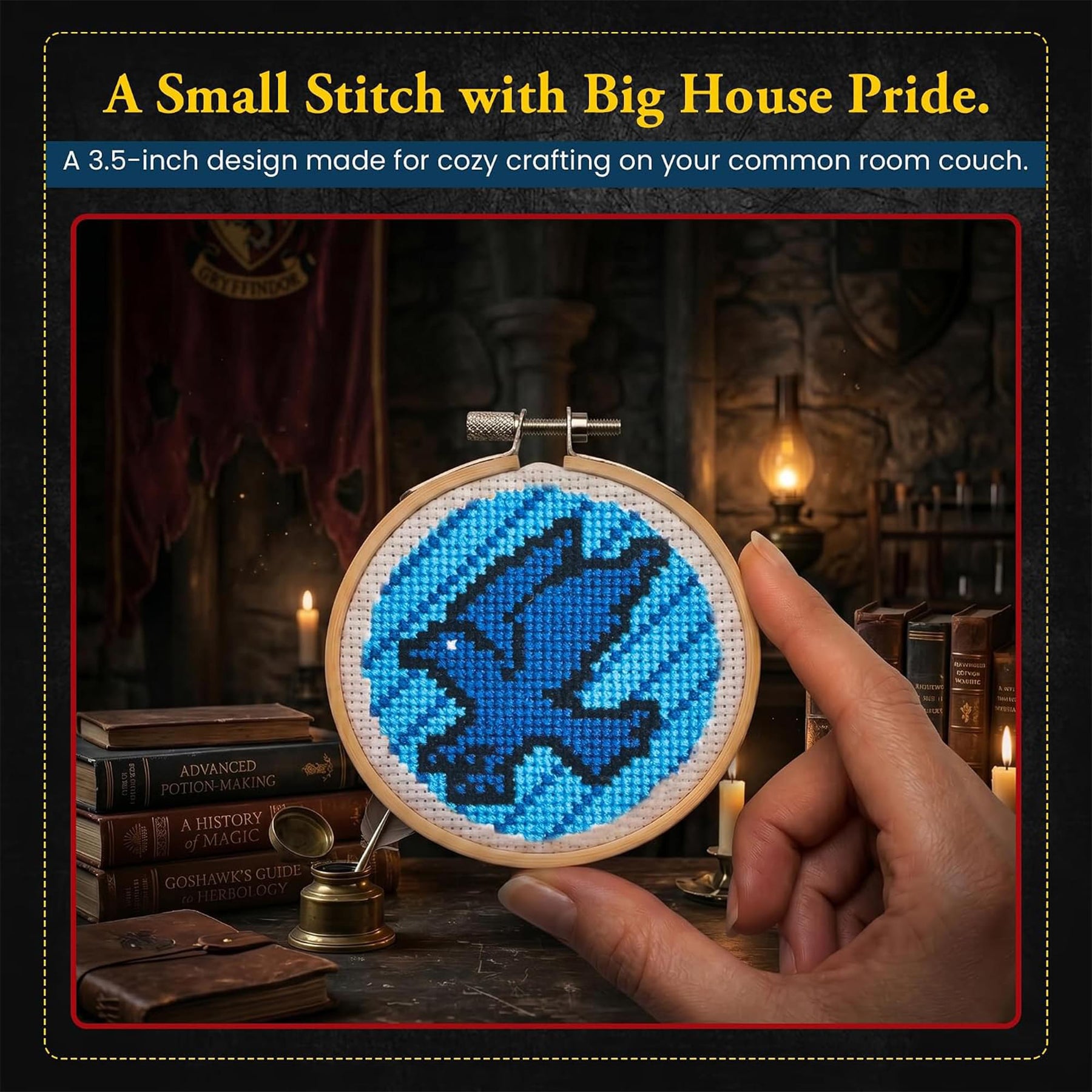 Harry Potter Ravenclaw Cross Stitch Embroidery Kit