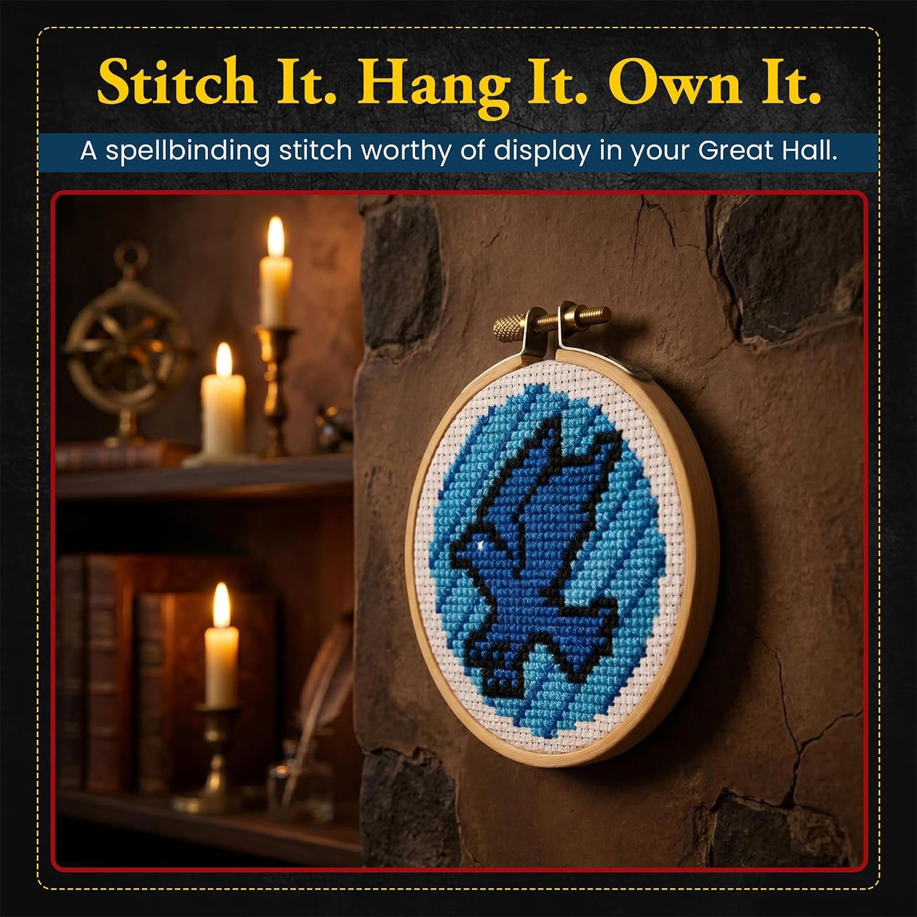 Harry Potter Ravenclaw Cross Stitch Embroidery Kit
