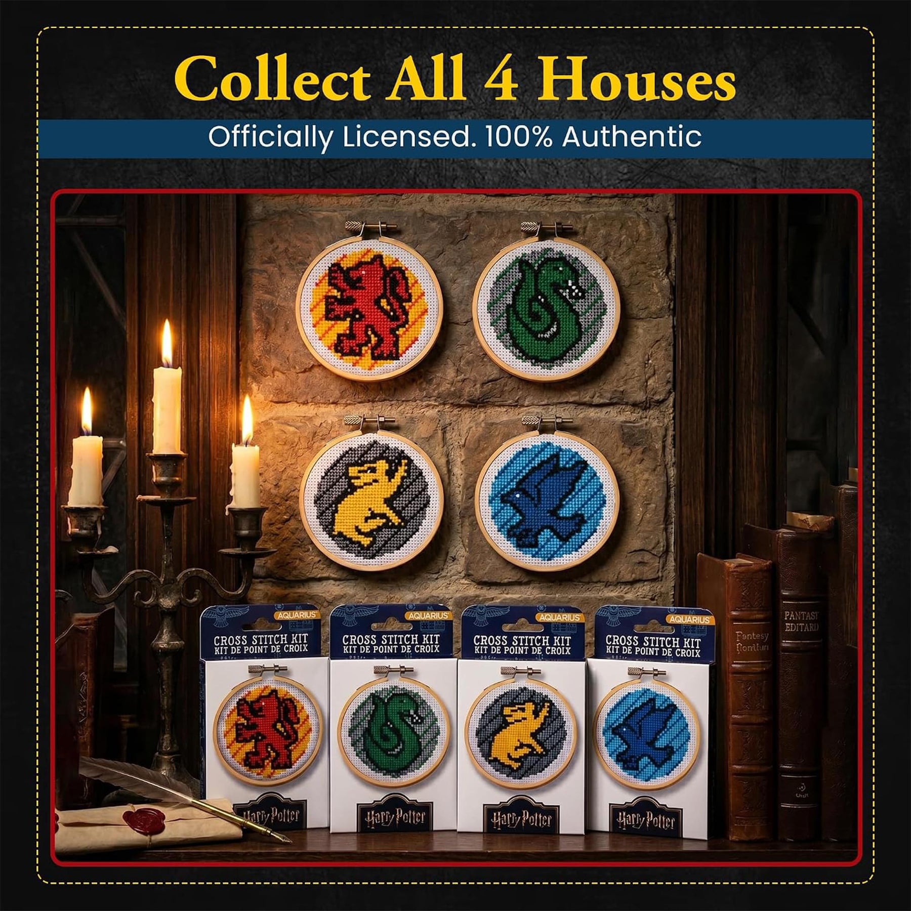 Harry Potter Ravenclaw Cross Stitch Embroidery Kit