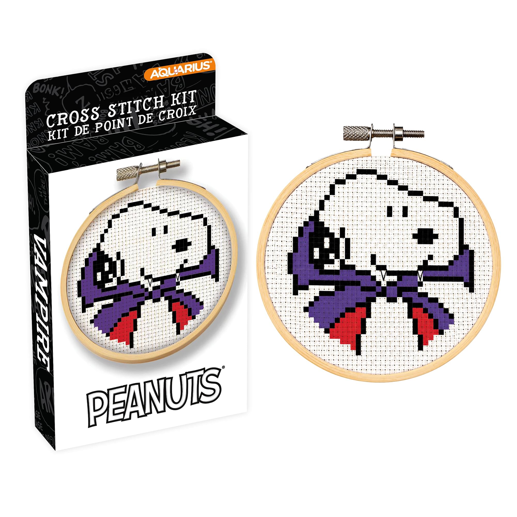 Peanuts Snoopy Dracula Cross Stitch Embroidery Kit
