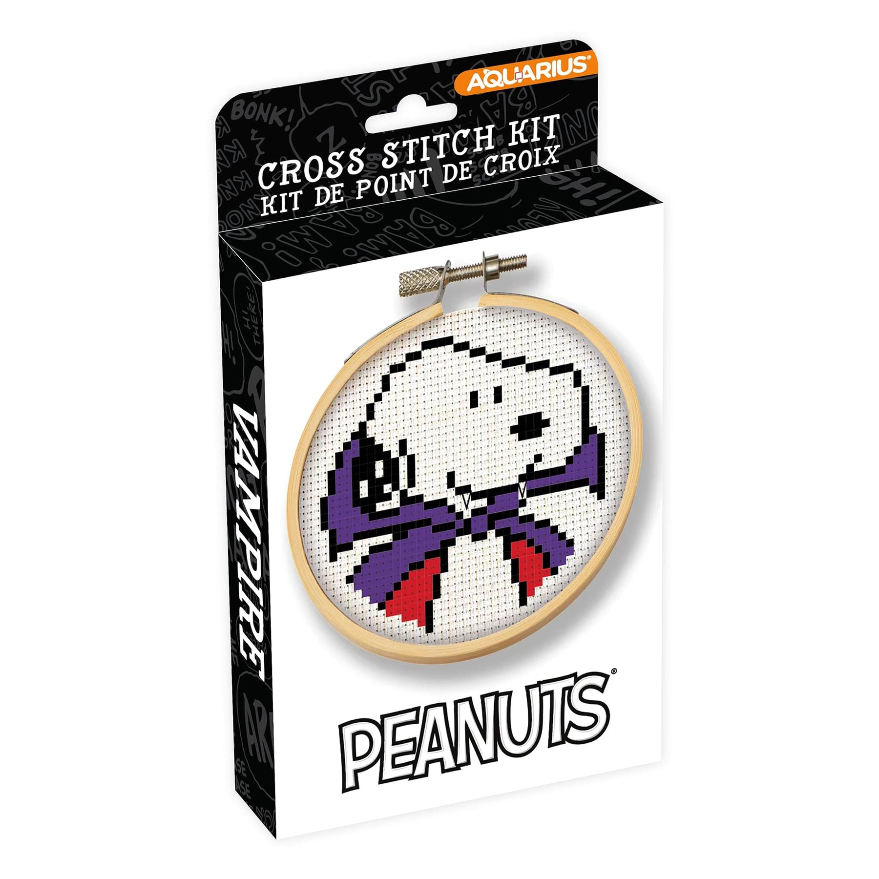 Peanuts Snoopy Dracula Cross Stitch Embroidery Kit