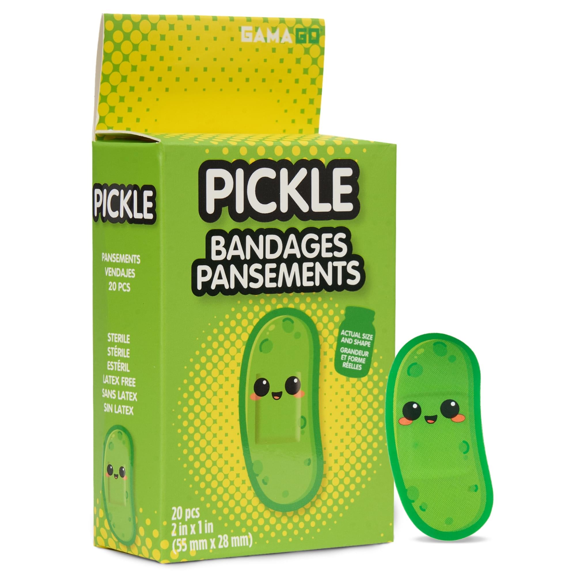 Pickle Bandages | Pack Of 20 Individually Wrapped Self Adhesive Bandages