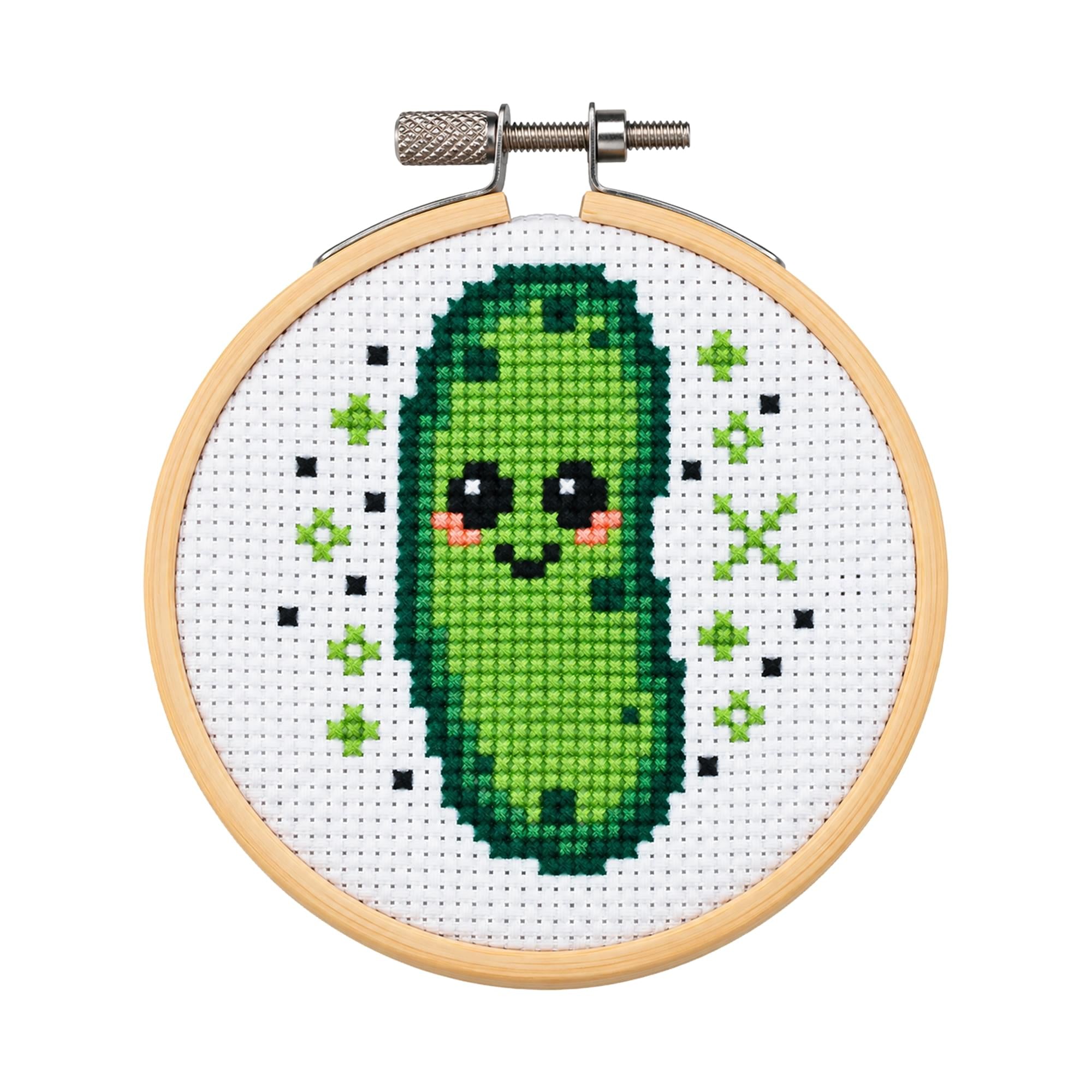 Pickle Cross Stitch Embroidery Kit