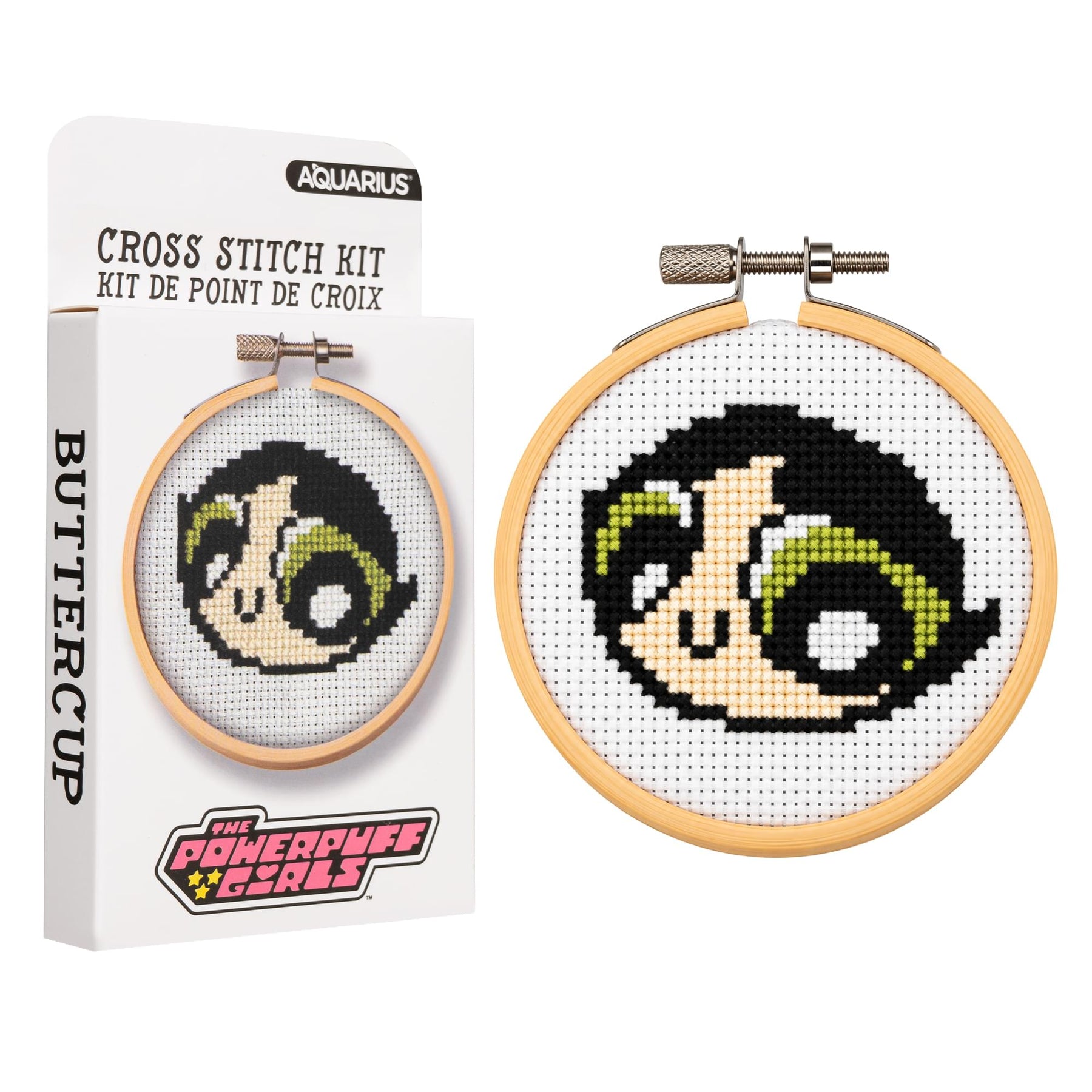 Powerpuff Girls Buttercup Cross Stitch Embroidery Kit