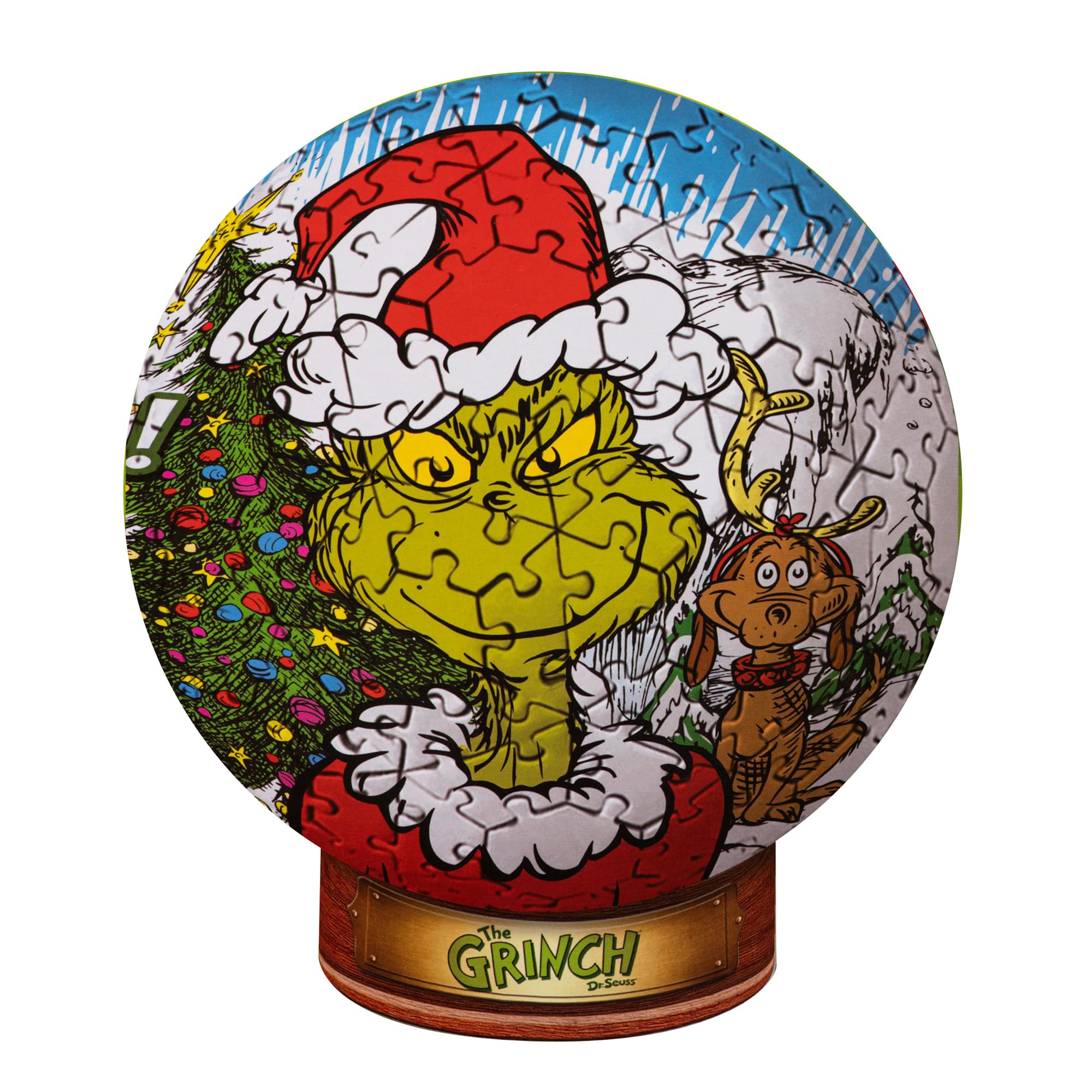 Dr. Seuss The Grinch 212-Piece 3D Sphere Jigsaw Puzzle