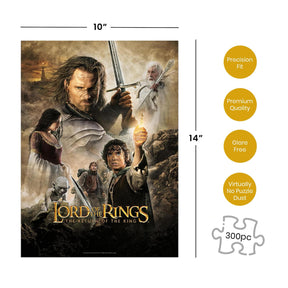 Lord of The Rings: Return of the King 300 Piece VHS Jigsaw Puzzle