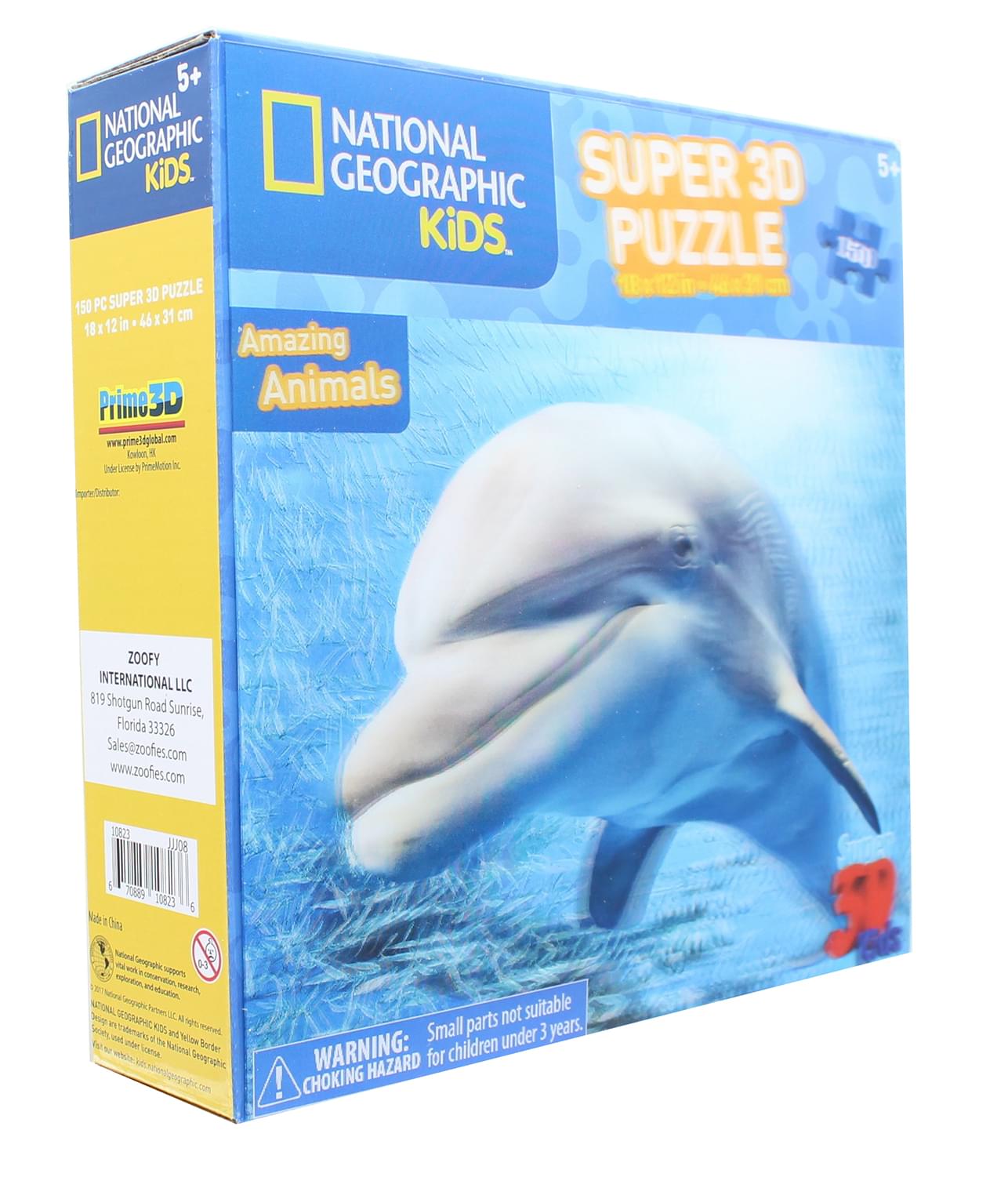 National Geographic Kids Dolphin 150 Piece Super 3D Jigsaw Puzzle