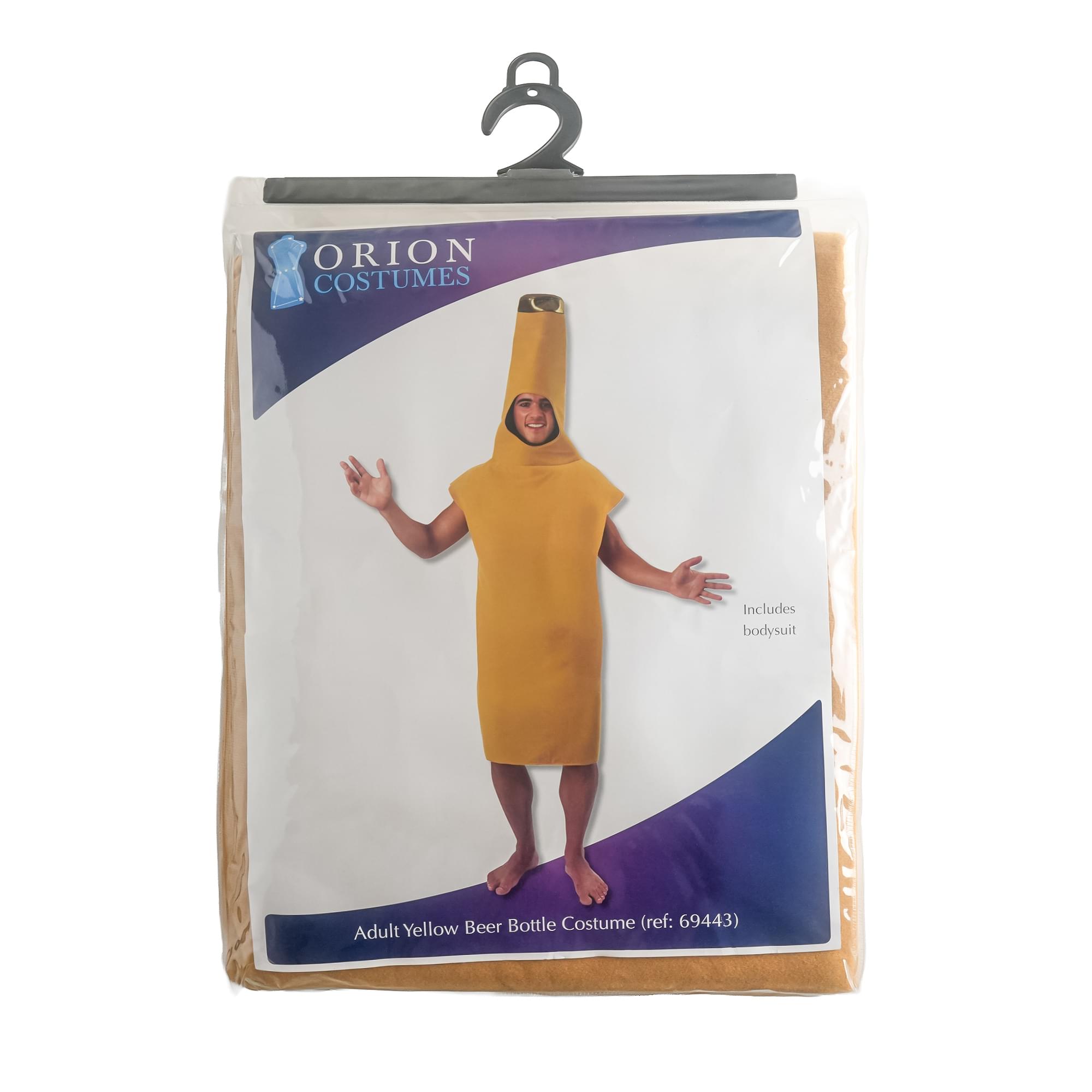Yellow Beer Bottle Adult Costume
