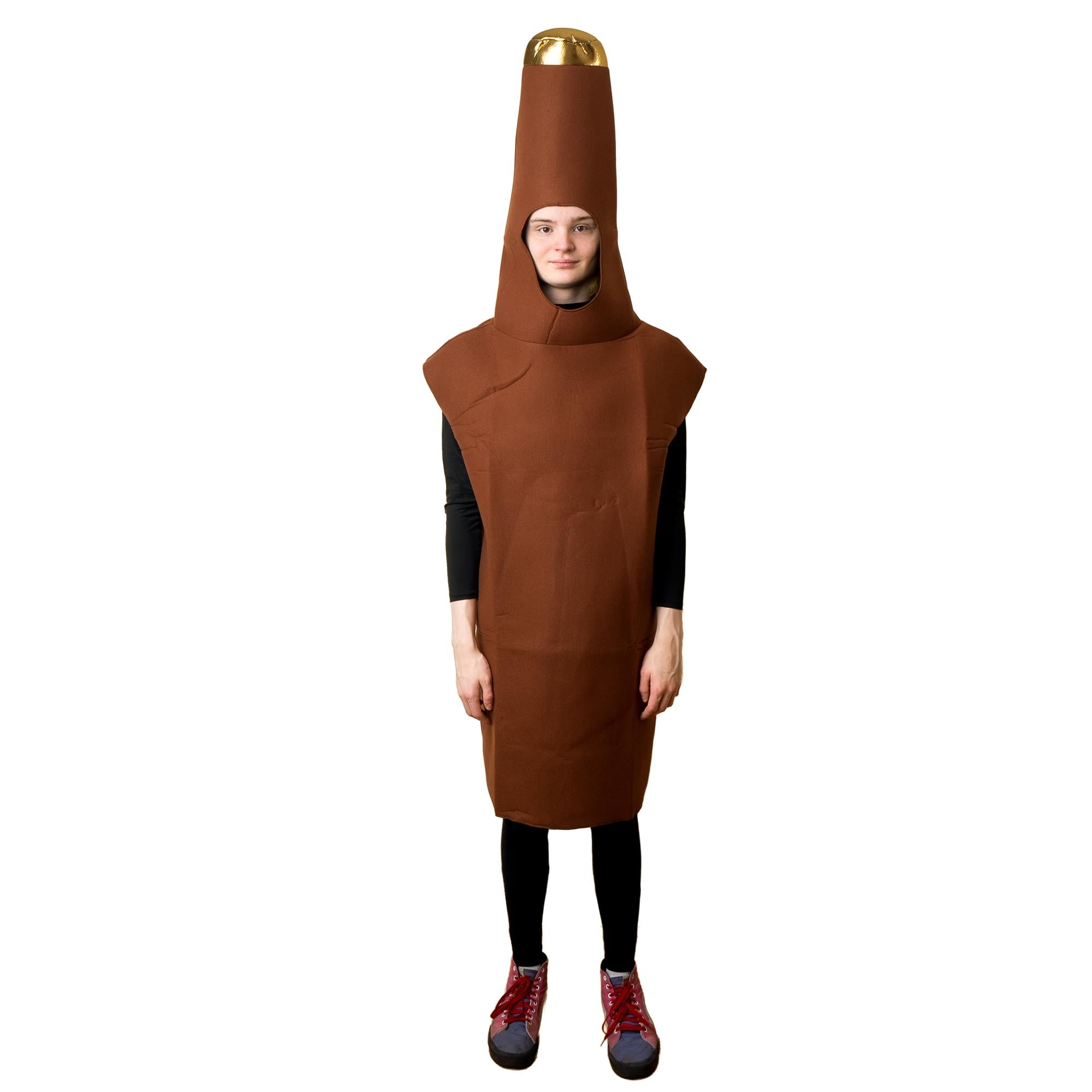 Brown Beer Bottle Adult Costume