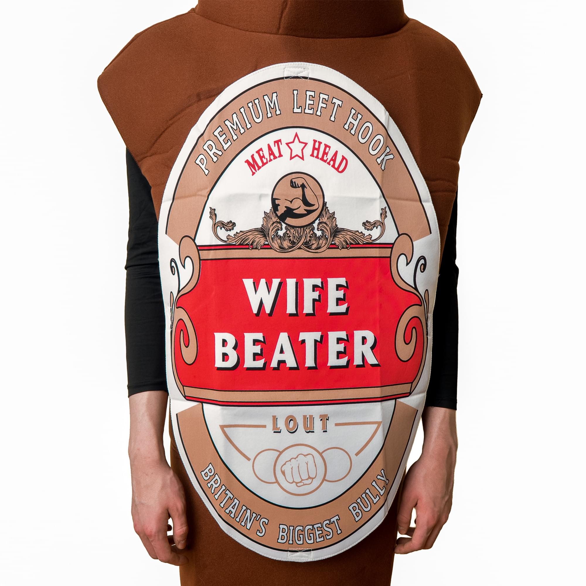 Wife Beater Label Adult Costume