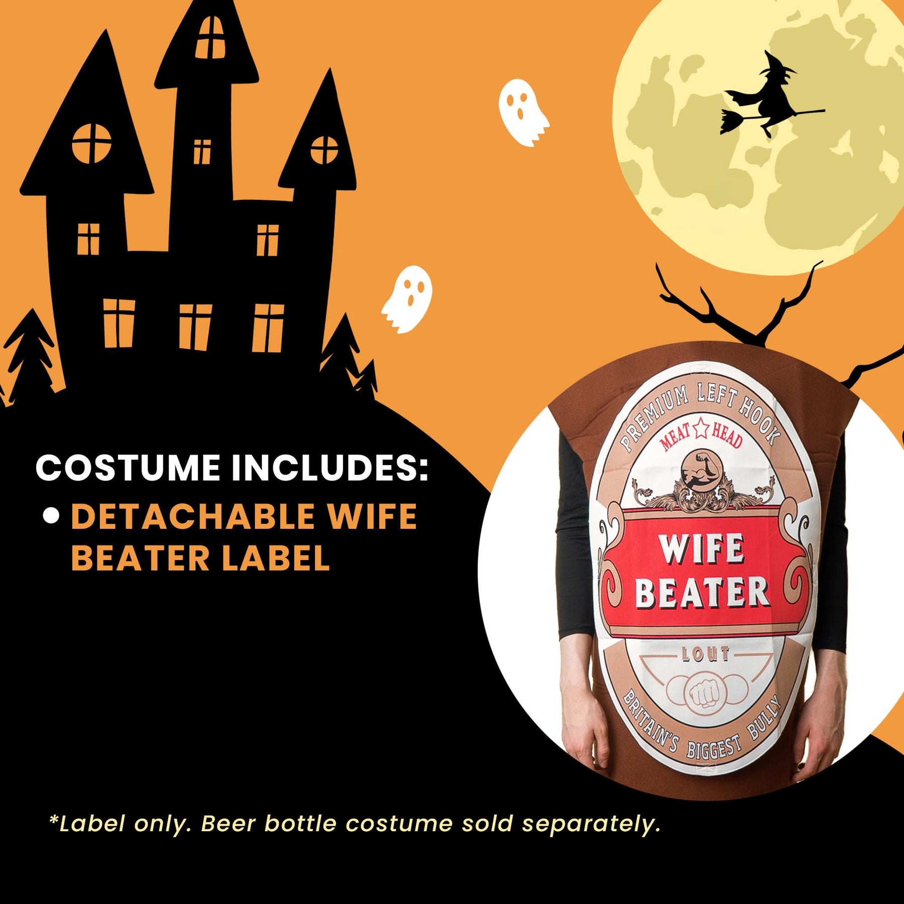 Wife Beater Label Adult Costume