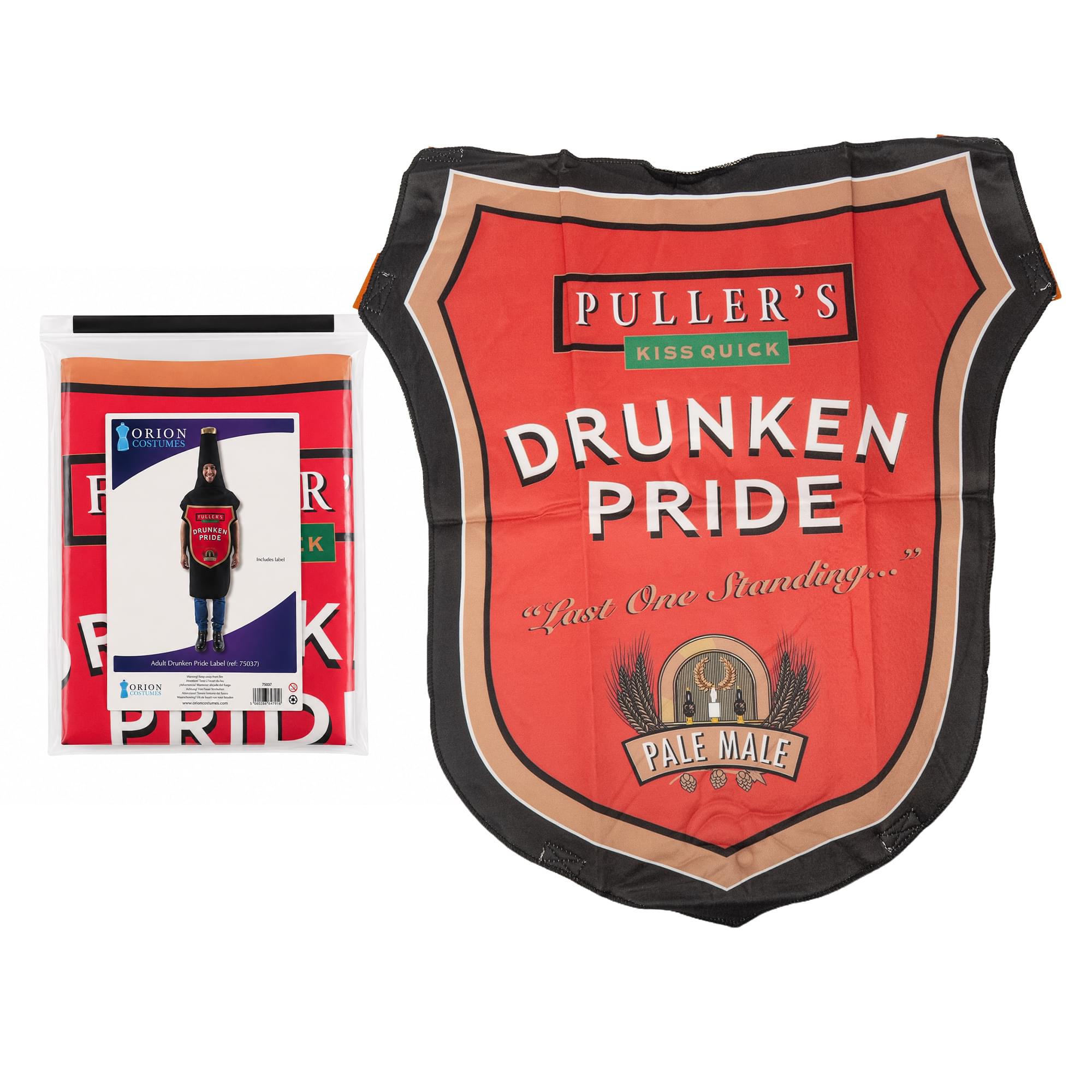 Drunken Pride Label Adult Costume