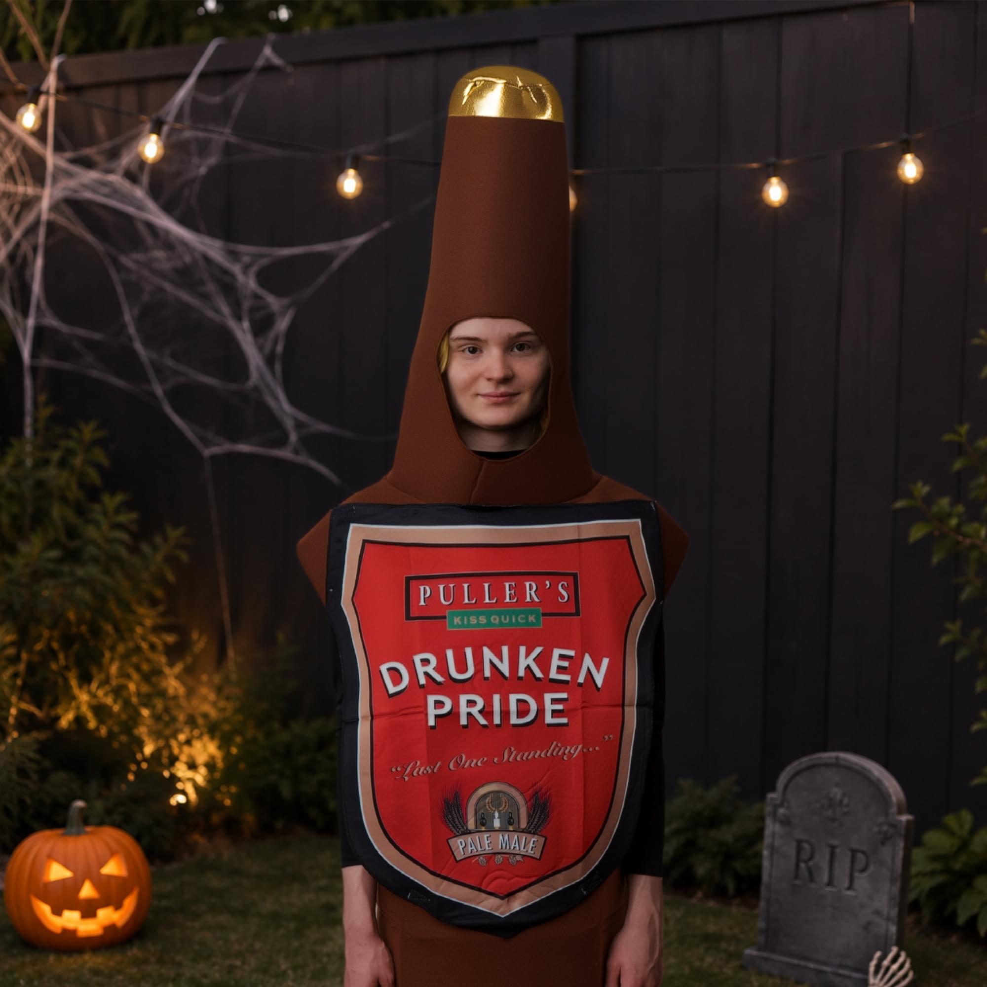 Drunken Pride Label Adult Costume