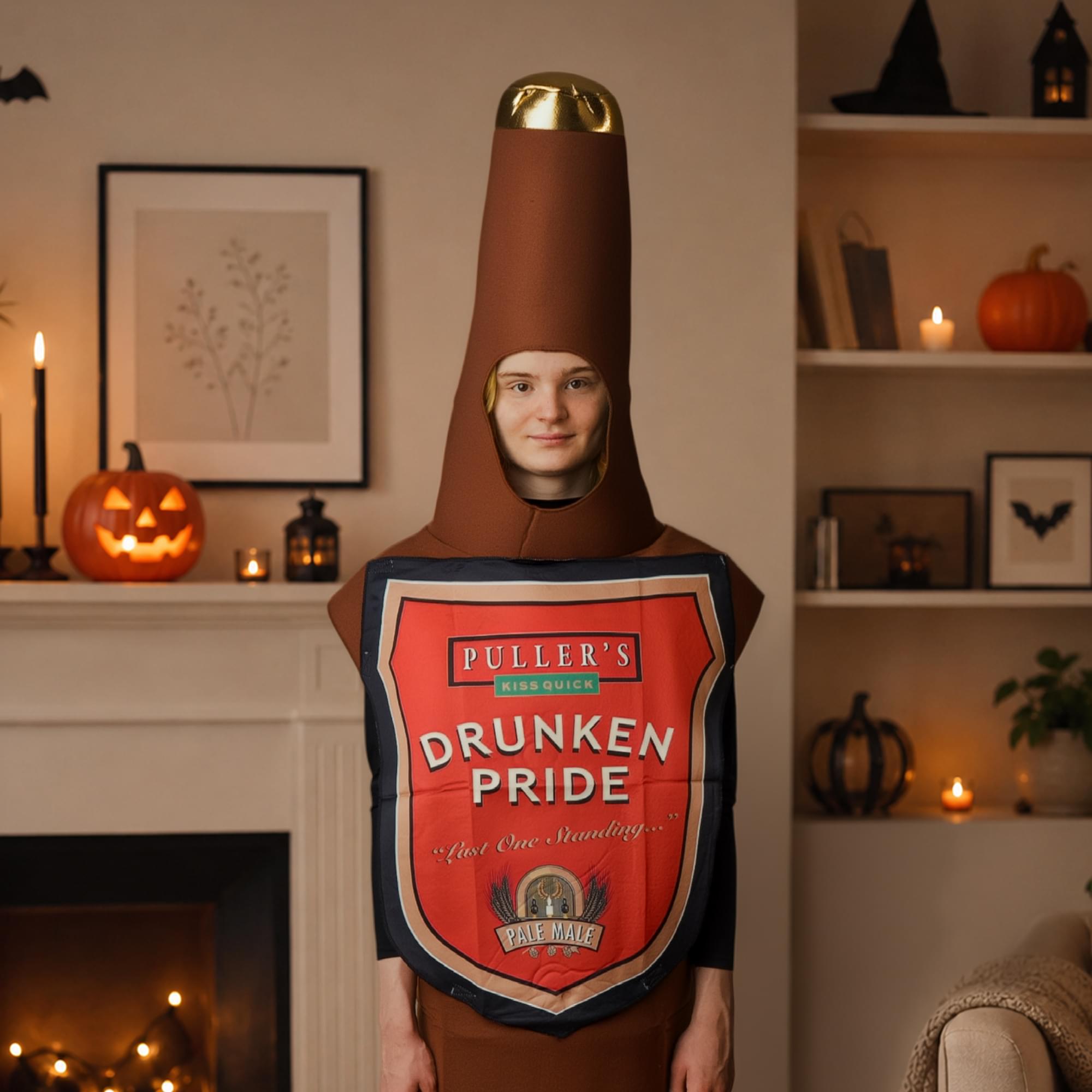 Drunken Pride Label Adult Costume