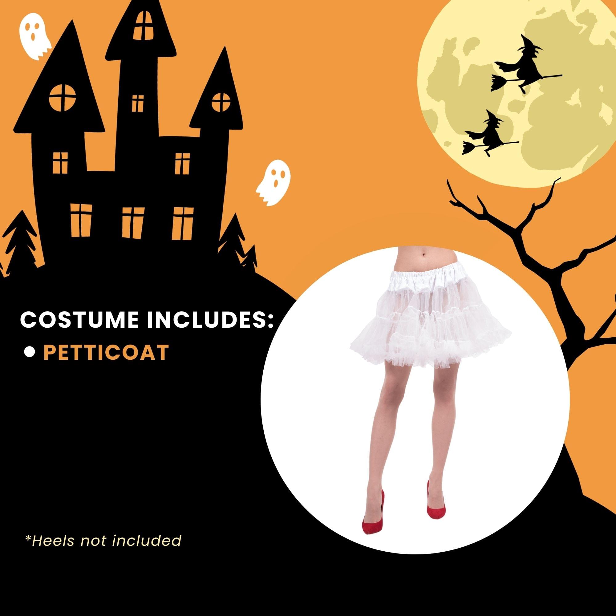 White Petticoat Women's Costume Accessory