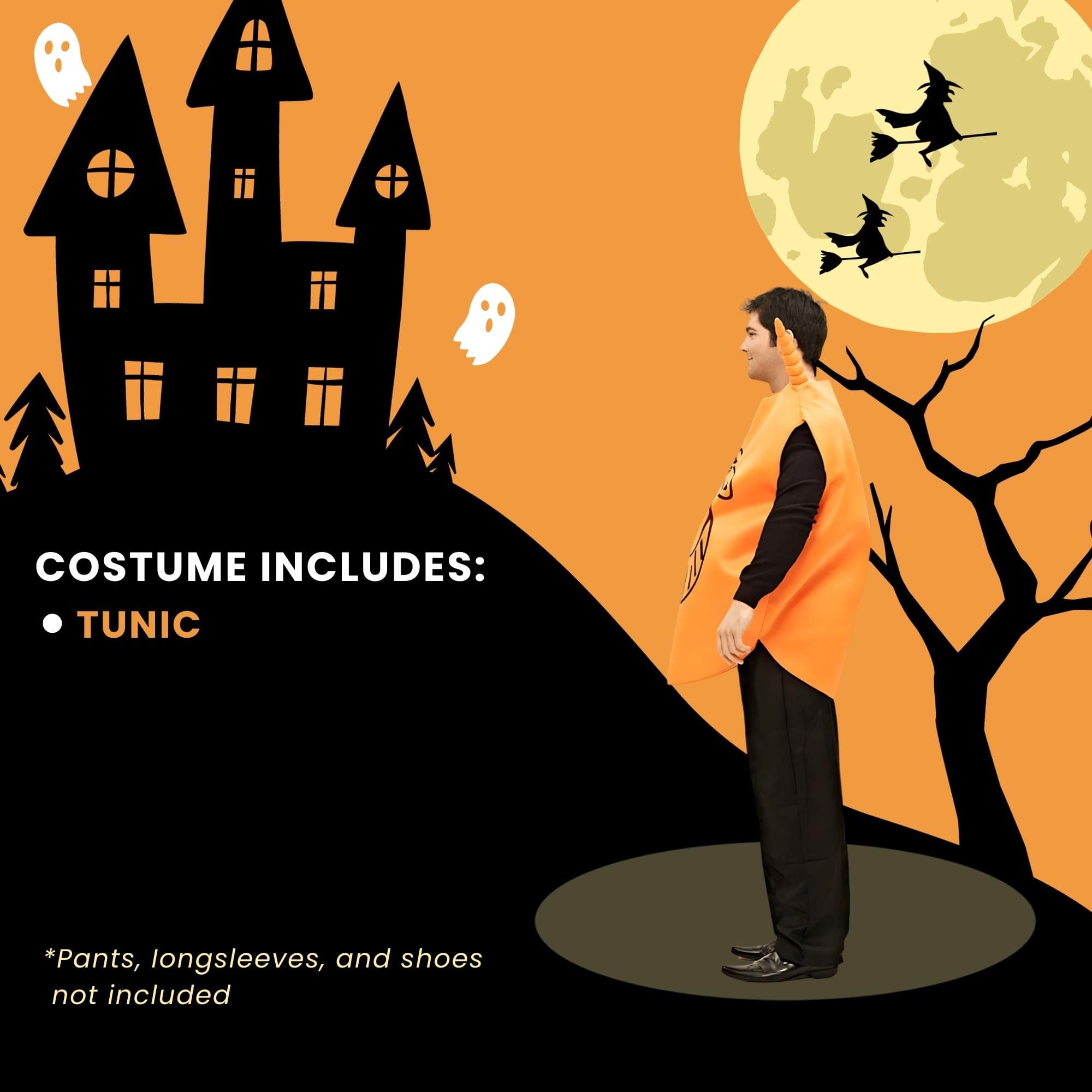 Orange Space Hopper Adult Costume | One Size