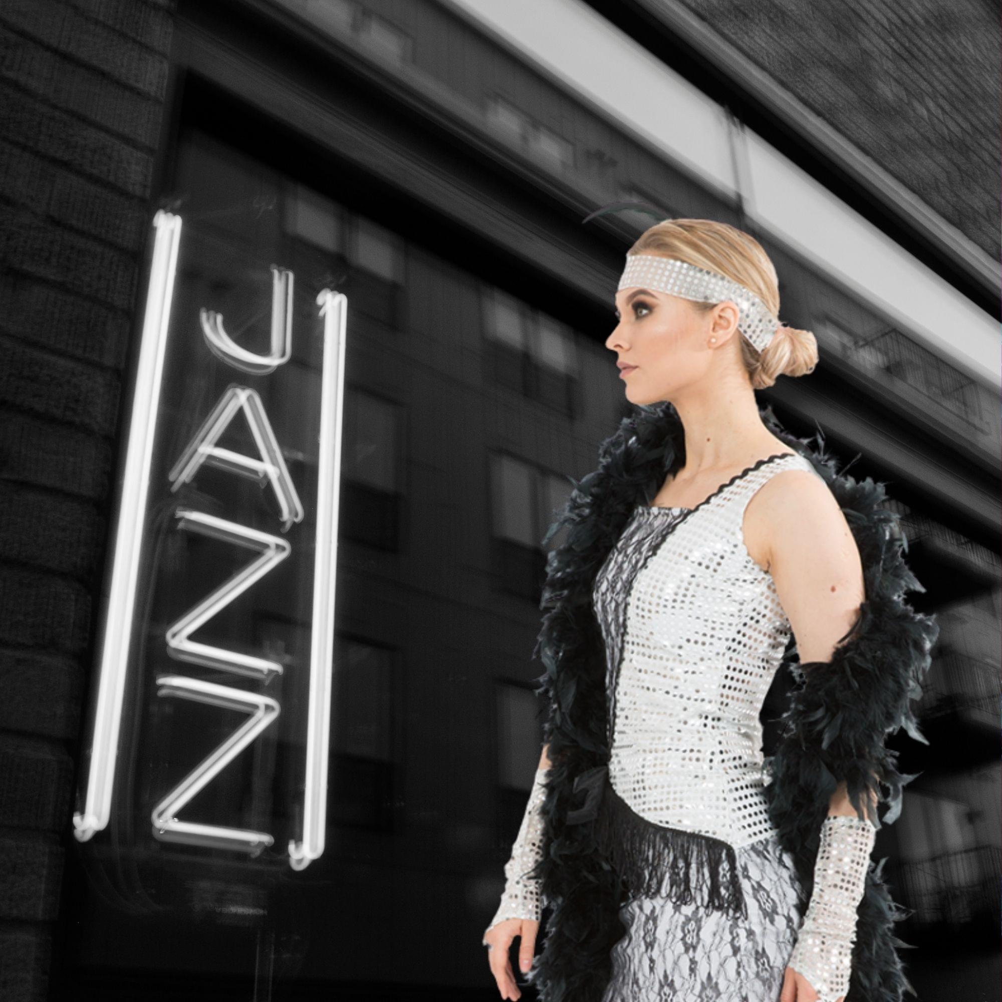 Silver Flapper Adult Costume