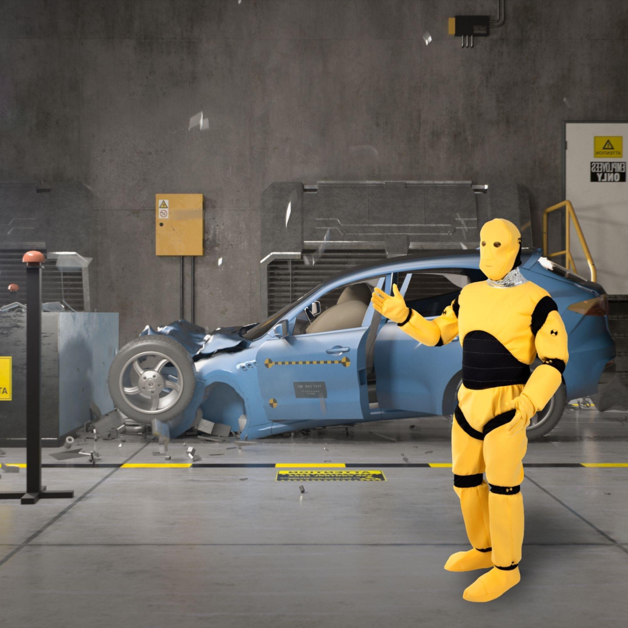 Crash Test Dummy Adult Costume