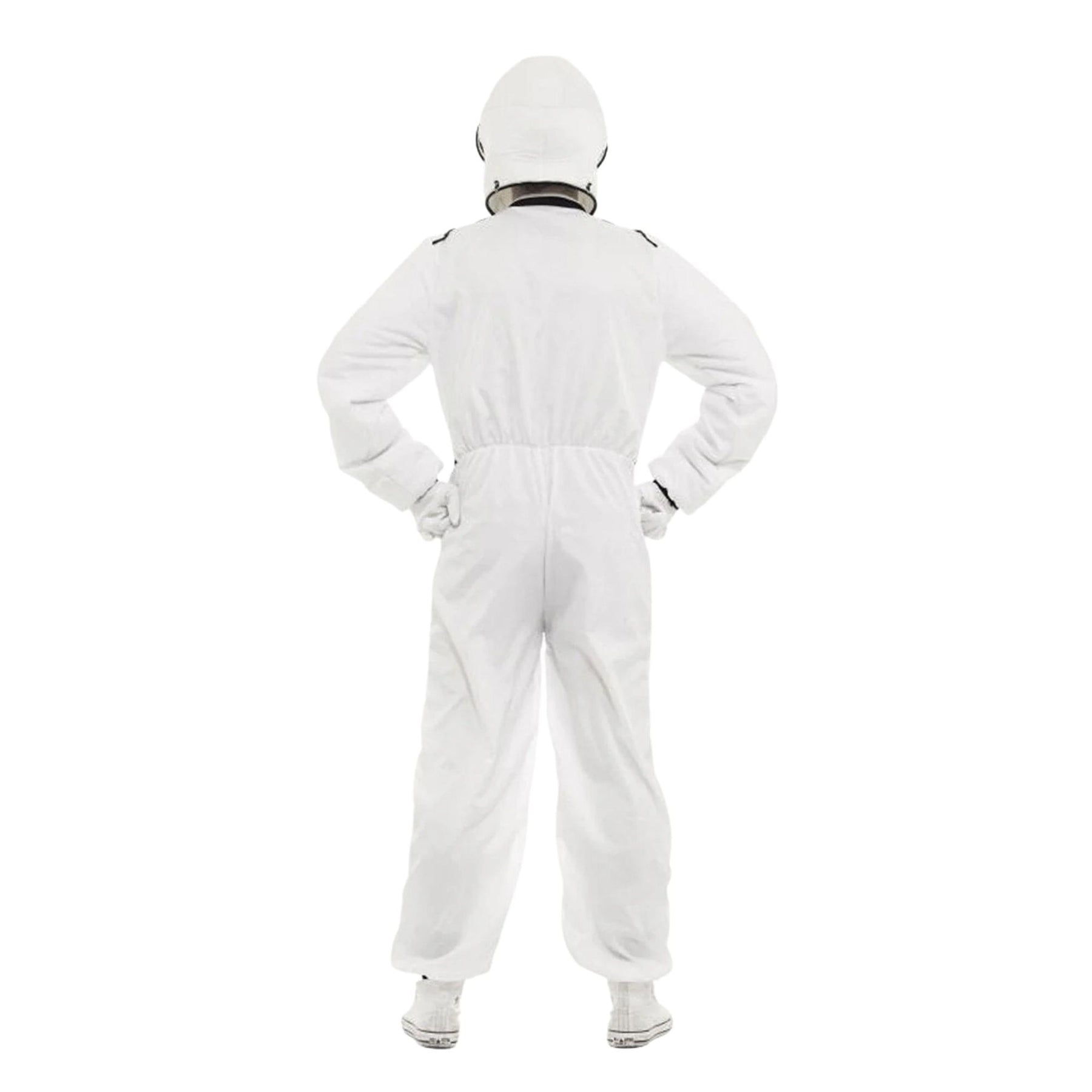 White Racing Suit and Helmet Adult Costume