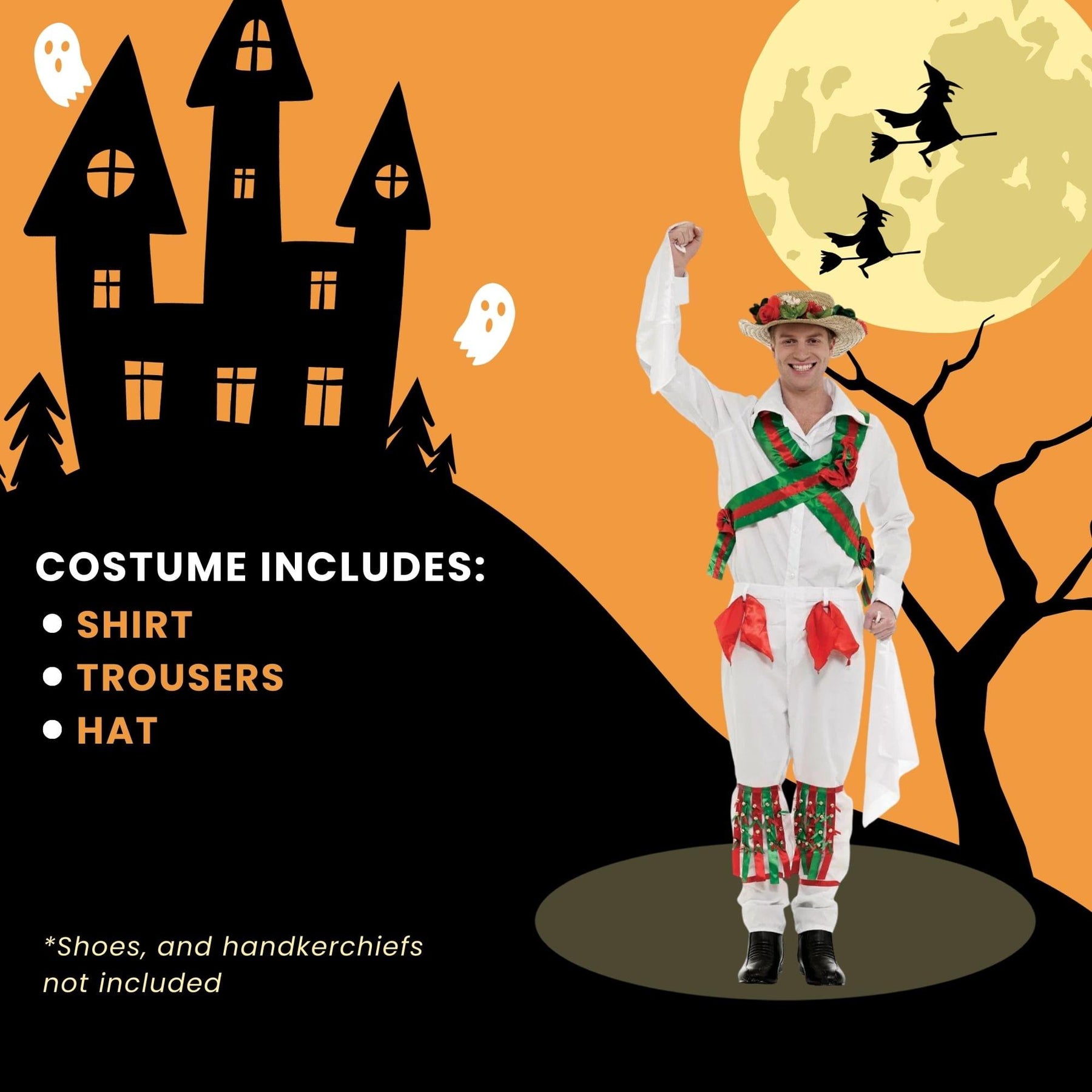 Morris Dancer Adult Men's Costume