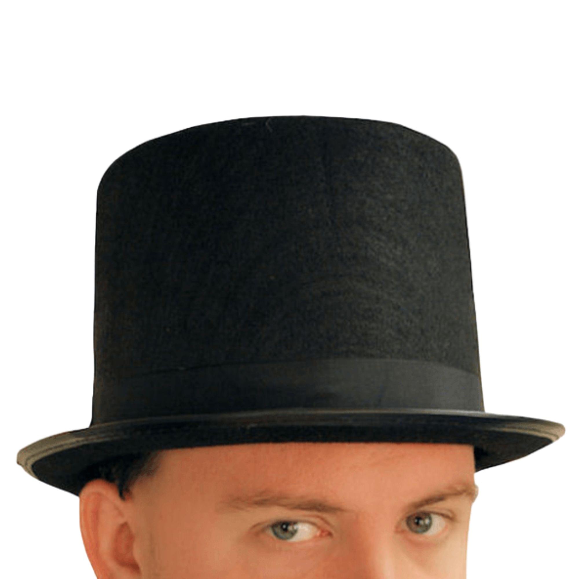 Black Top Hat Costume Accessory
